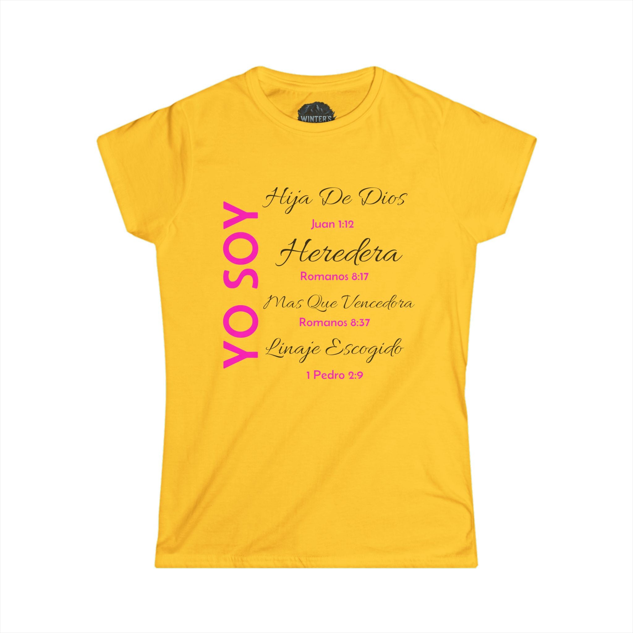 Inspirational Women’s Softstyle Tee, Faith-Based T-Shirt, Christian Apparel, Gift for Her, Motivational Quote Tee