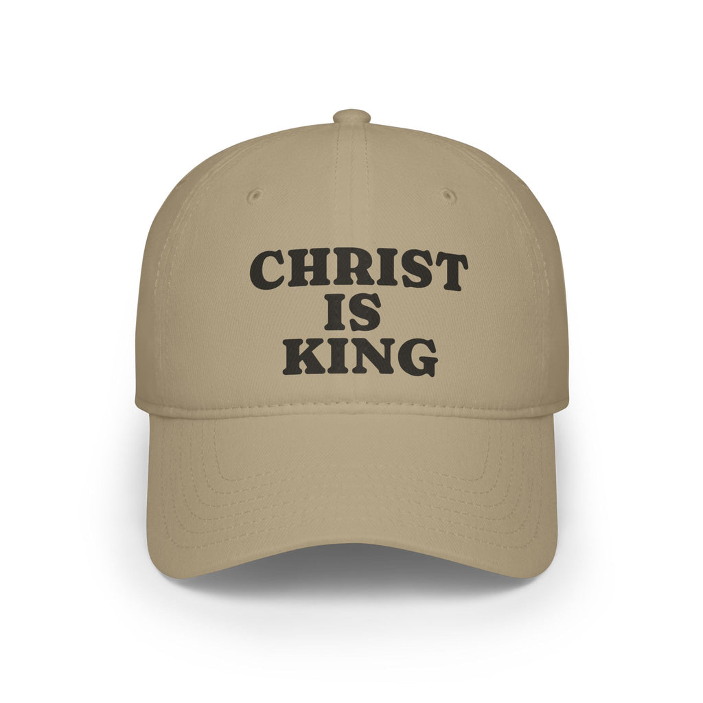 Christ is King, Religious Gift, Faith Accessory, Everyday Wear, Men’s and Women’s Cap