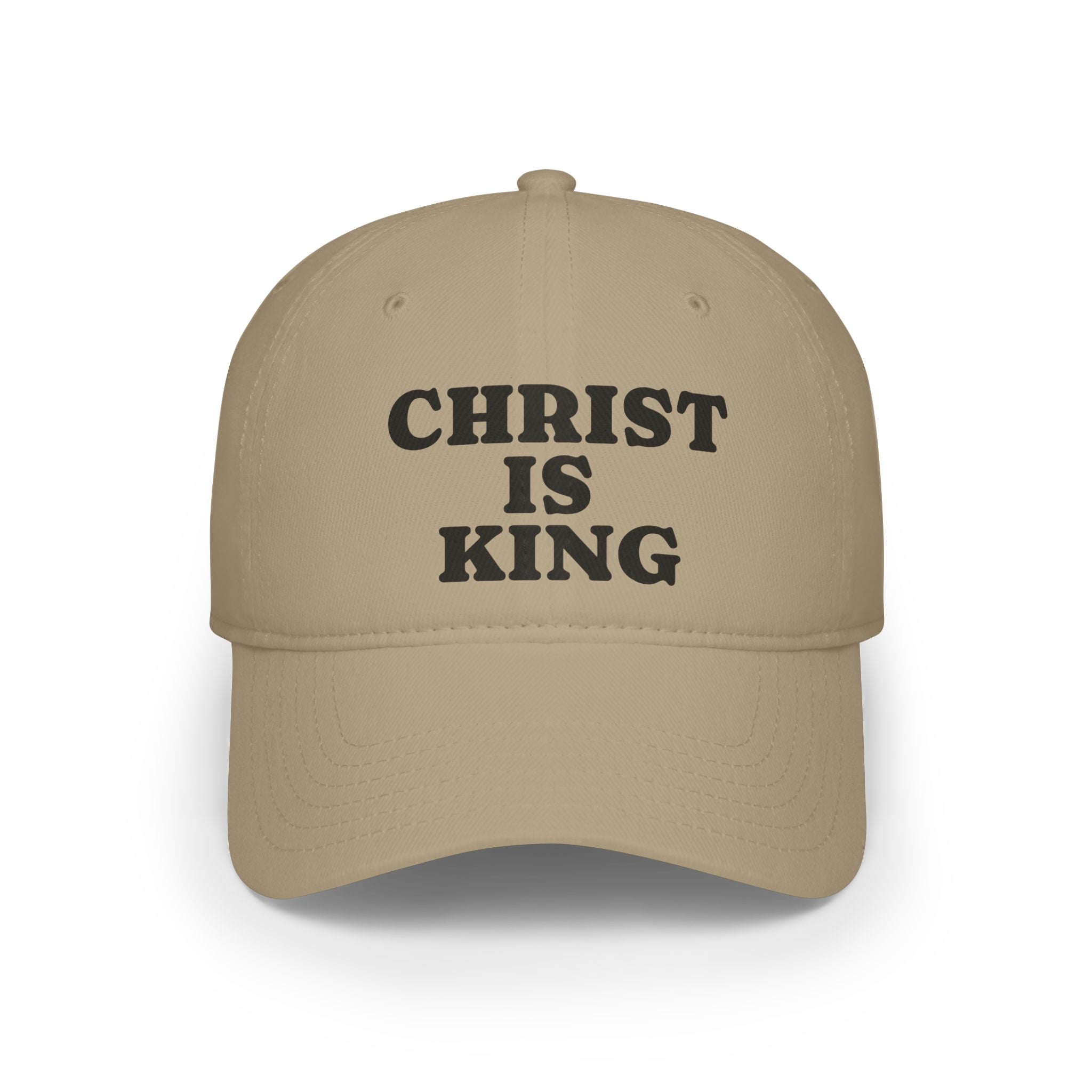 Christ is King, Religious Gift, Faith Accessory, Everyday Wear, Men’s and Women’s Cap