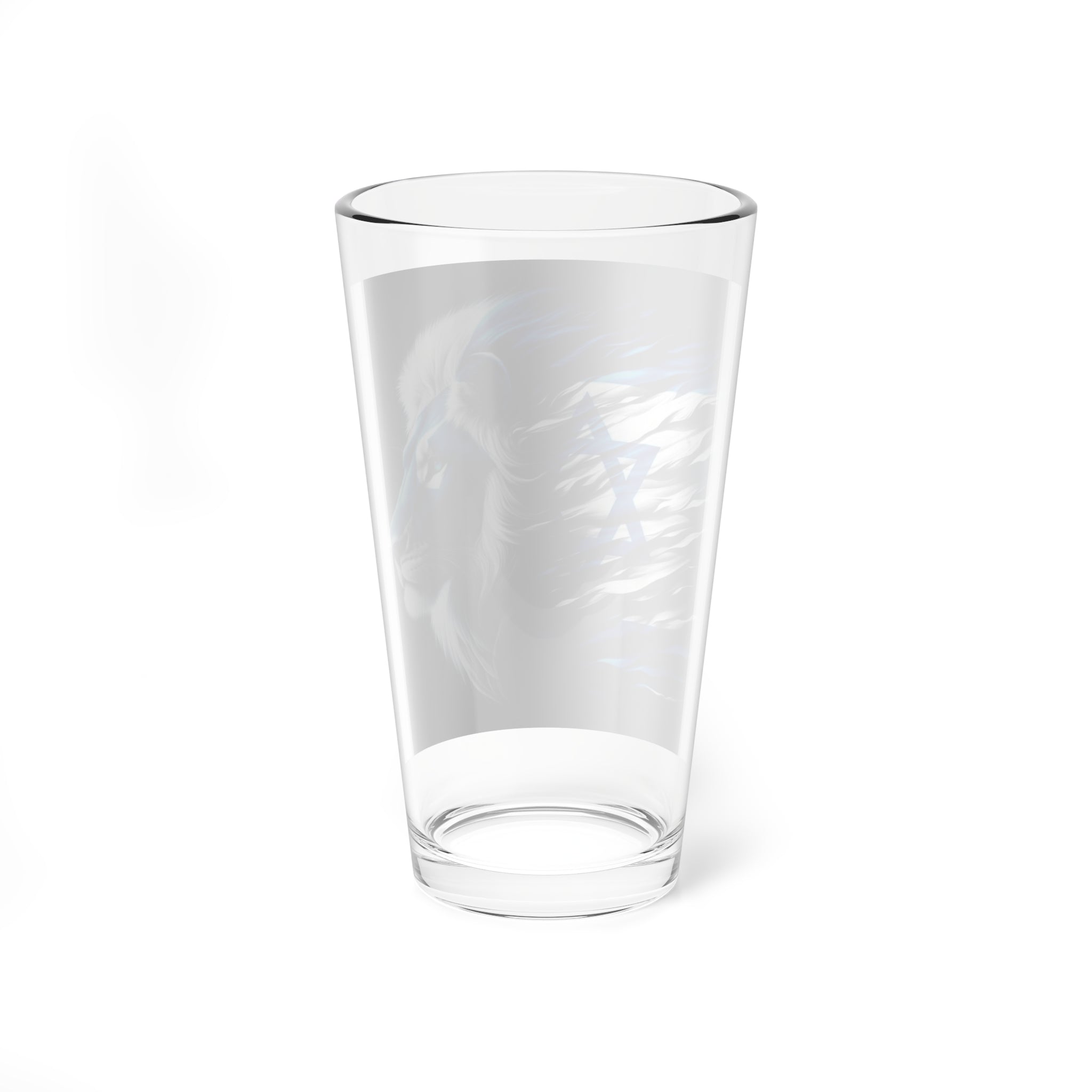 Israeli Lion Mixing Glass, 16oz | Perfect Gift for Holidays, Kitchen Decor, Barware, Party Favors, or Collectors