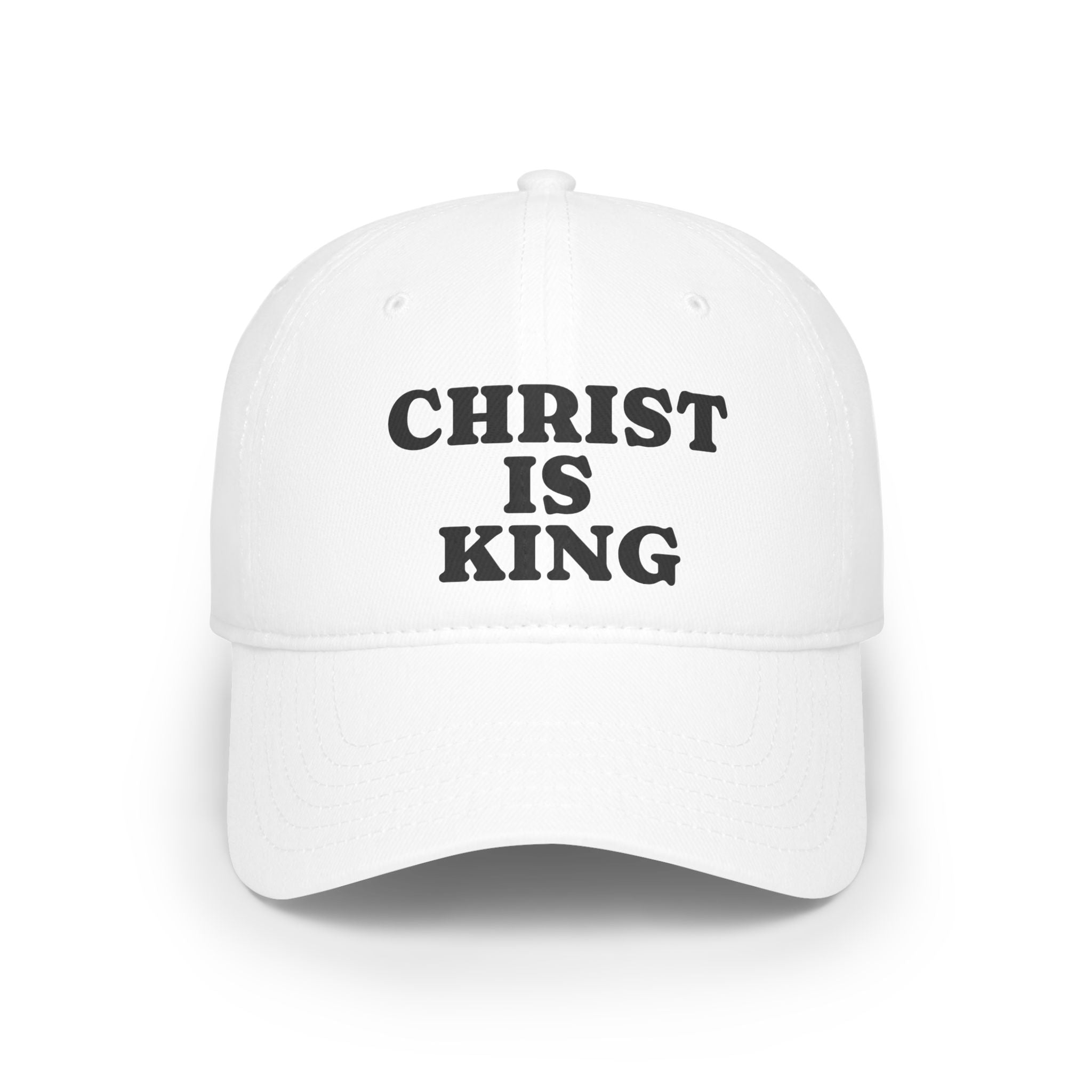 Christ is King, Religious Gift, Faith Accessory, Everyday Wear, Men’s and Women’s Cap