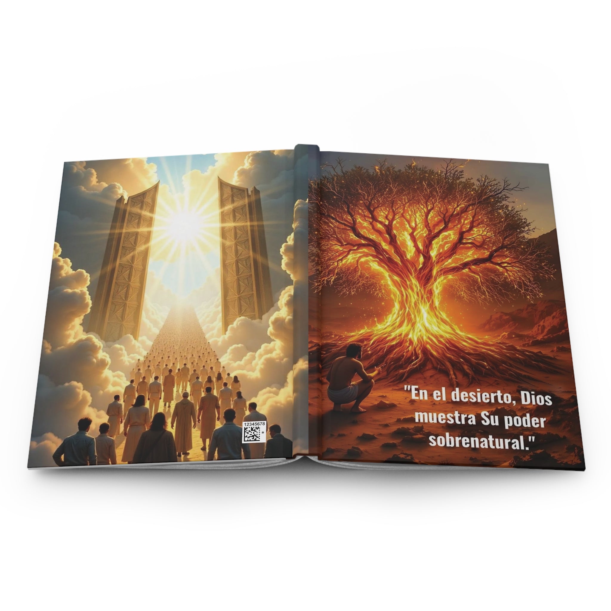 Spiritual Jesus Biblical Hardcover Journal, Inspirational Notebook, Faith Journal, Gift for Believers, Meditation Diary