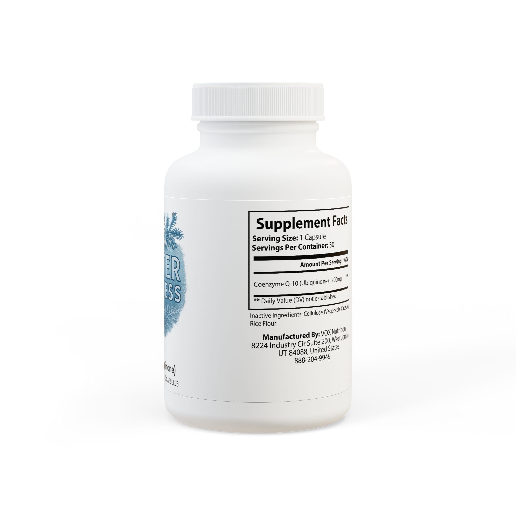 CoQ10 (Ubiquinone) Supplement (30 Capsules)