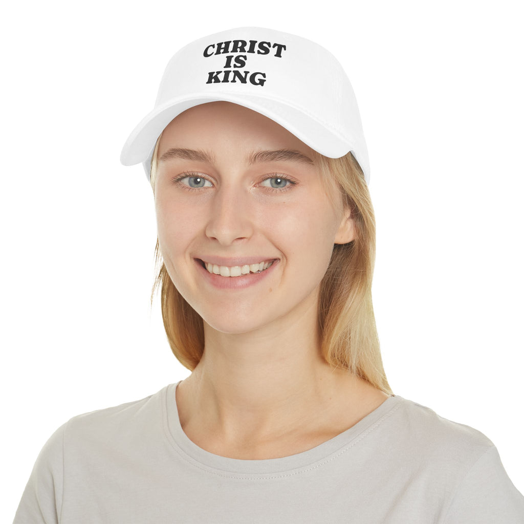 Christ is King, Religious Gift, Faith Accessory, Everyday Wear, Men’s and Women’s Cap