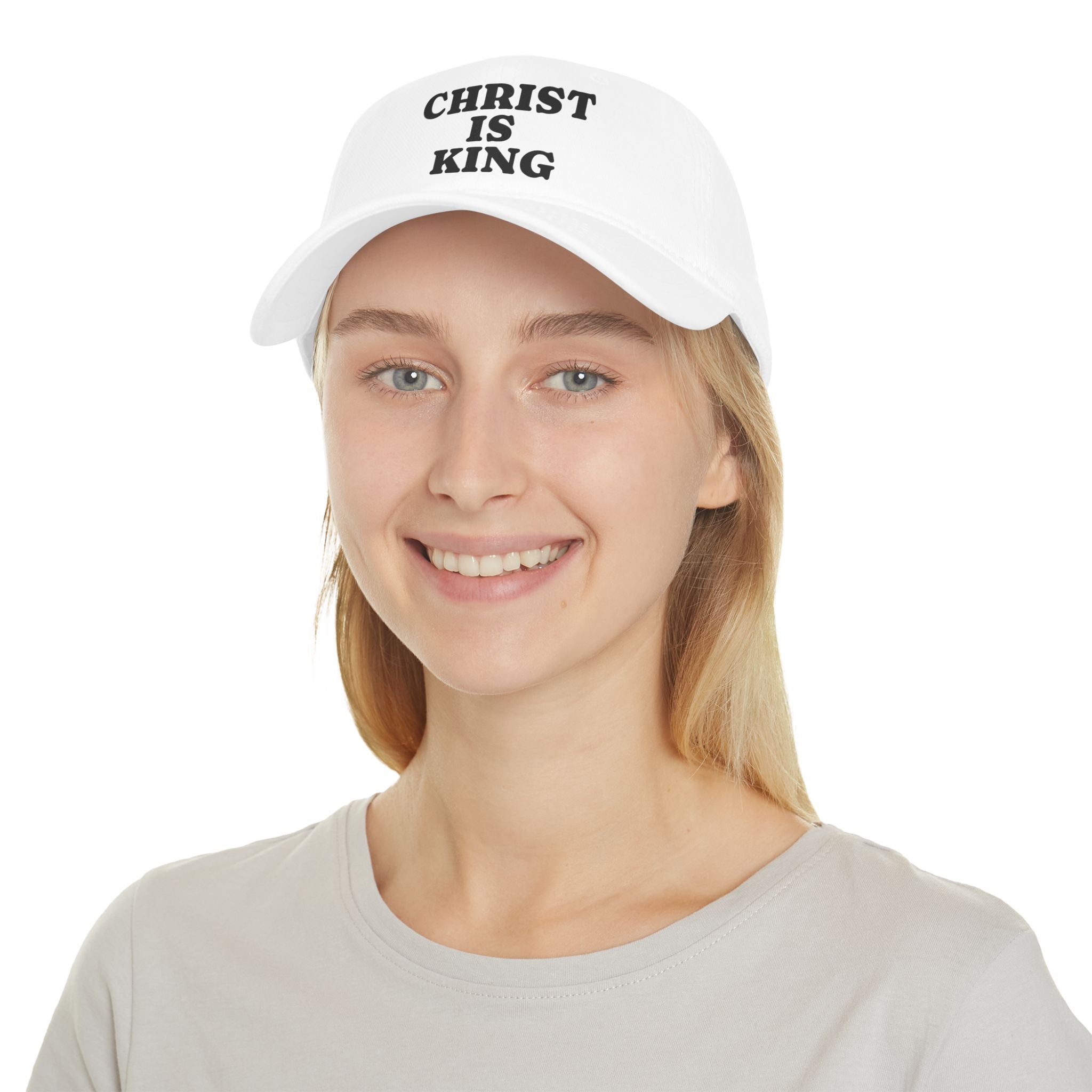 Christ is King, Religious Gift, Faith Accessory, Everyday Wear, Men’s and Women’s Cap