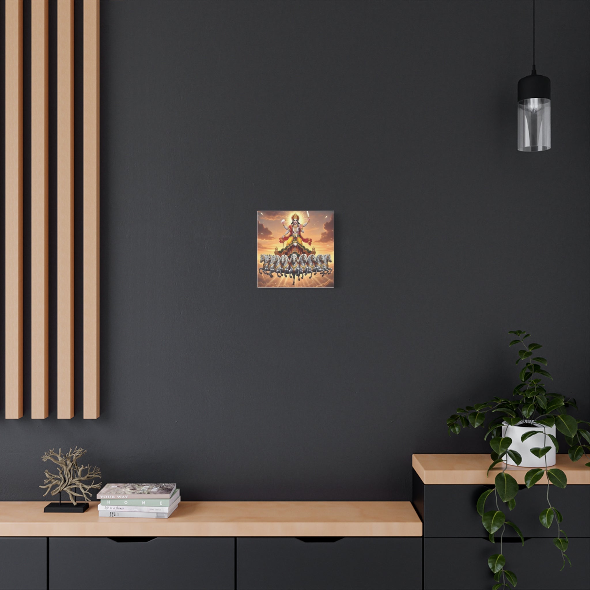 Khrisna Divine Canvas Wall Art, Home Decor, Spiritual Gift, Religious Artwork, Hindu Art