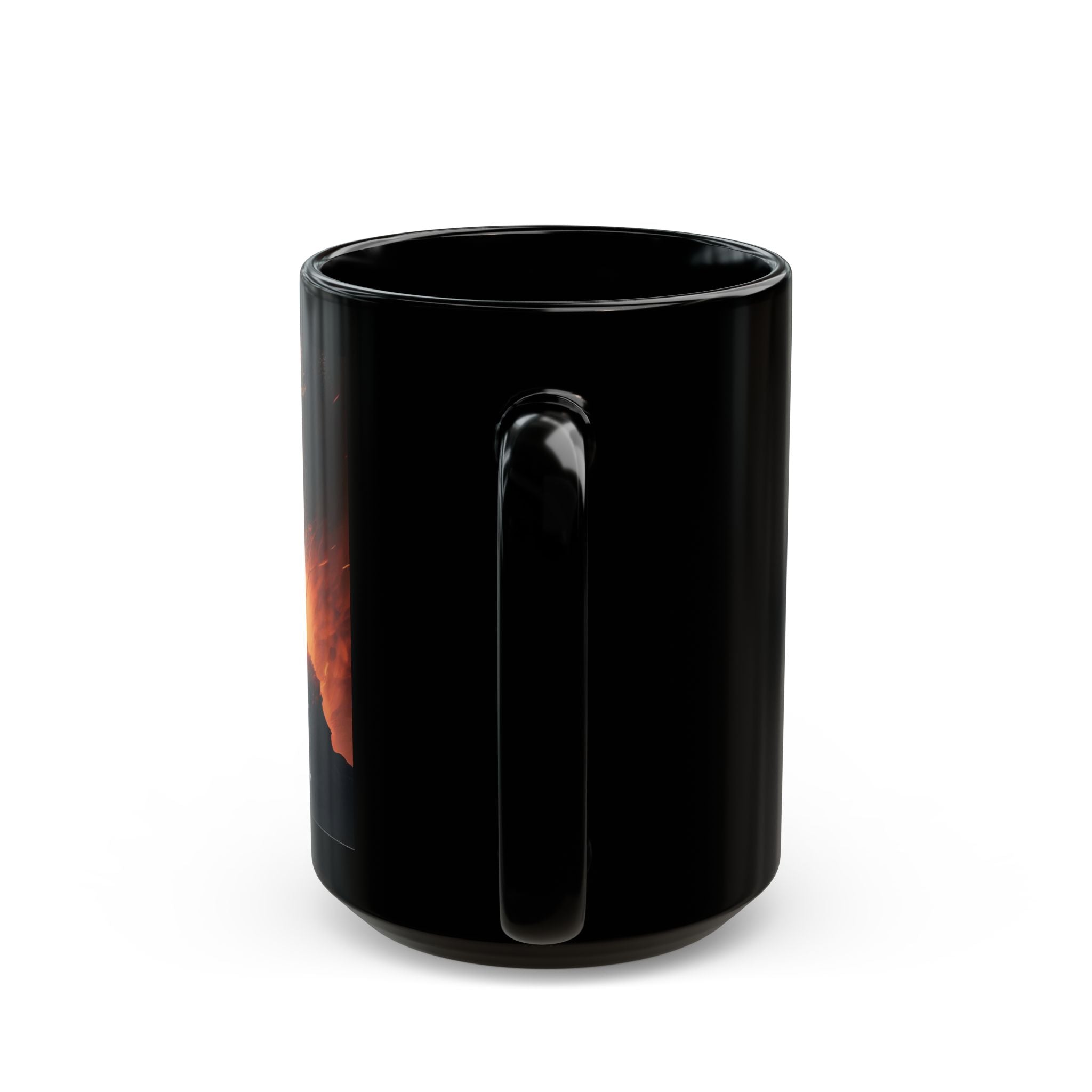 Inspiring Black Mug with Uplifting Quote, 11oz or 15oz Coffee/Tea Cup, Spiritual Gift, Motivational Drinkware, Faith-Based Decor