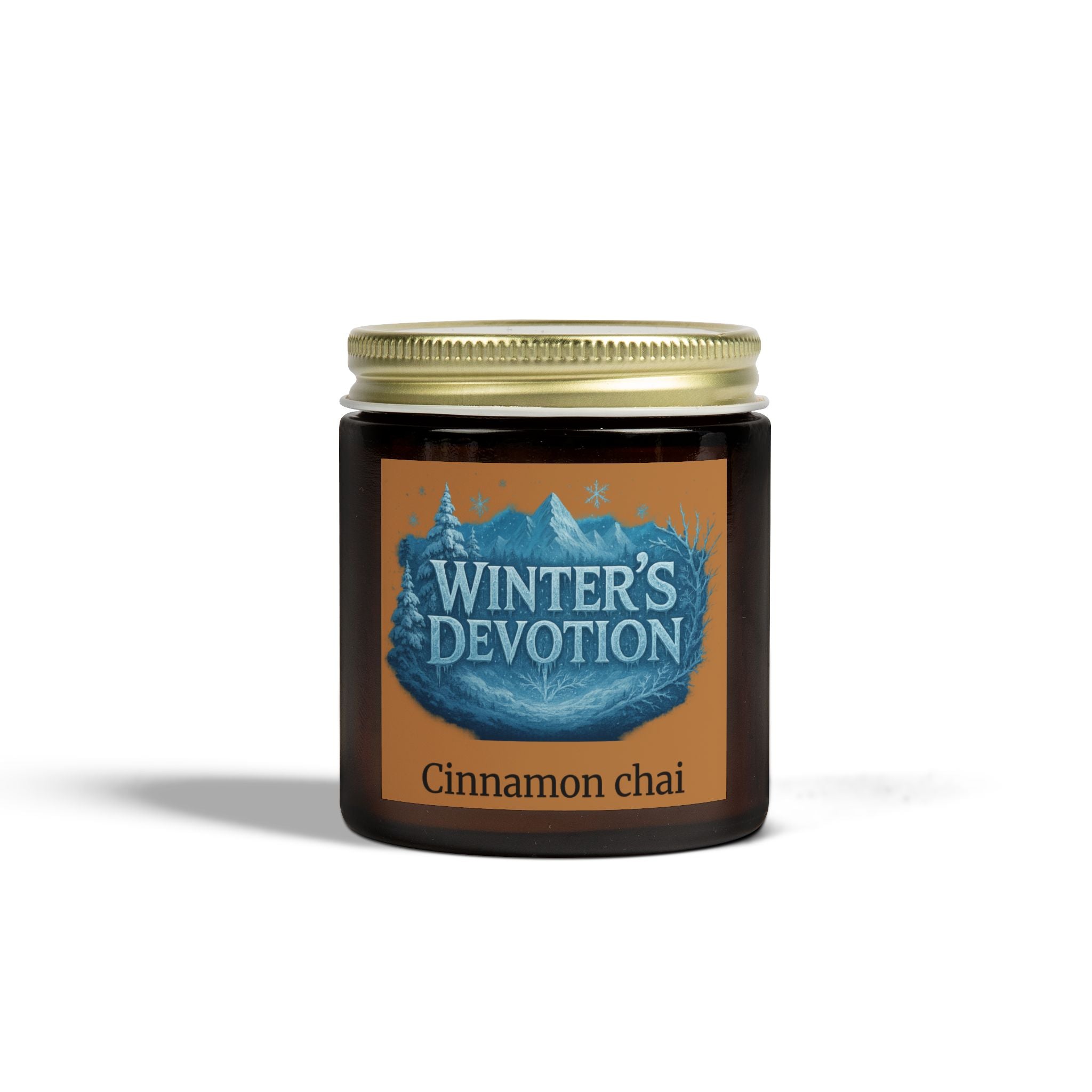 Winter's Devotion Scented Candles - Cozy Cinnamon Chai Aromatherapy, Relaxation, Home Decor, Gifts, Candles for Holidays