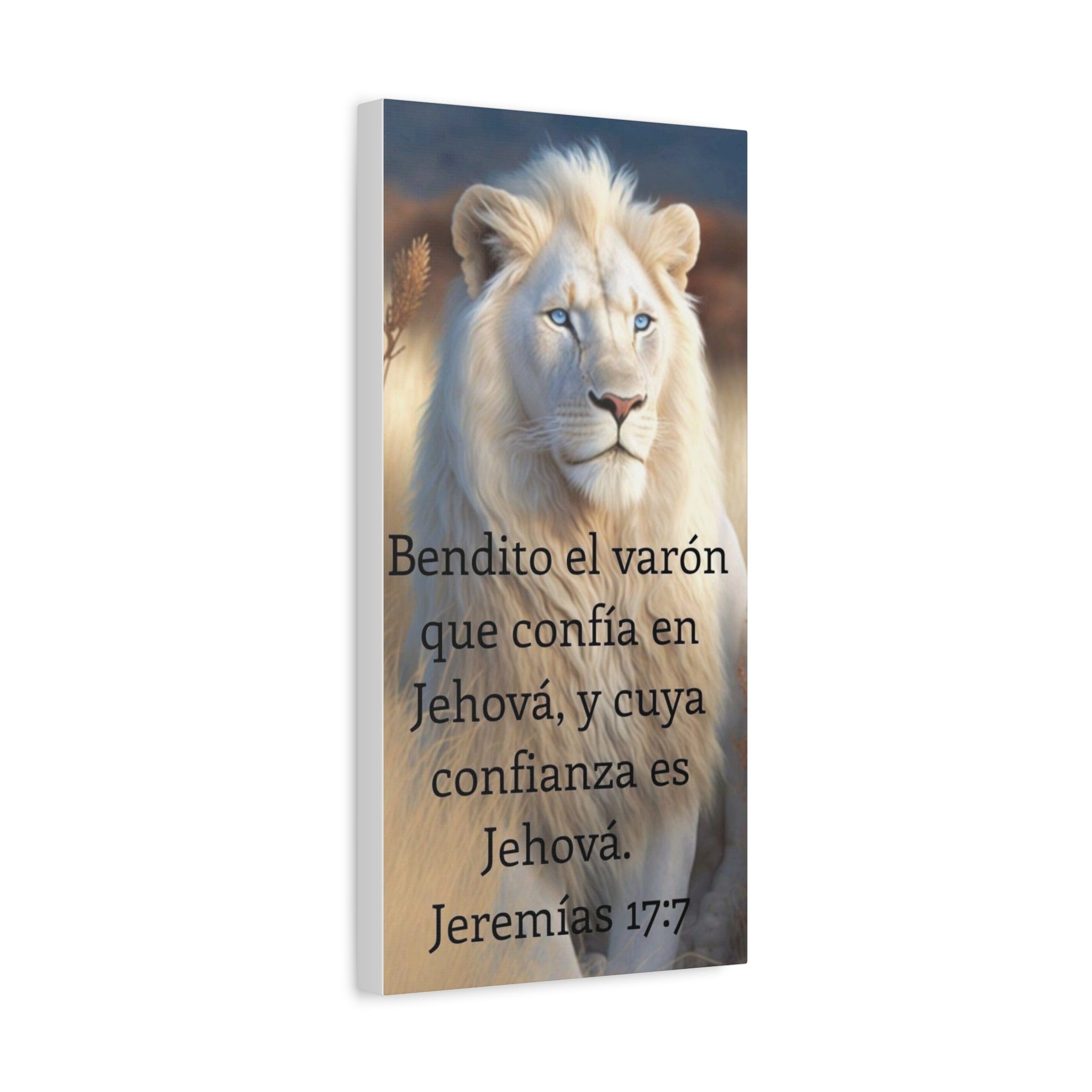 Inspirational Art Print, Motivational Wall Decor, Animal Lover Gift, Religious Home Decoration, Uplifting Quote Canvas