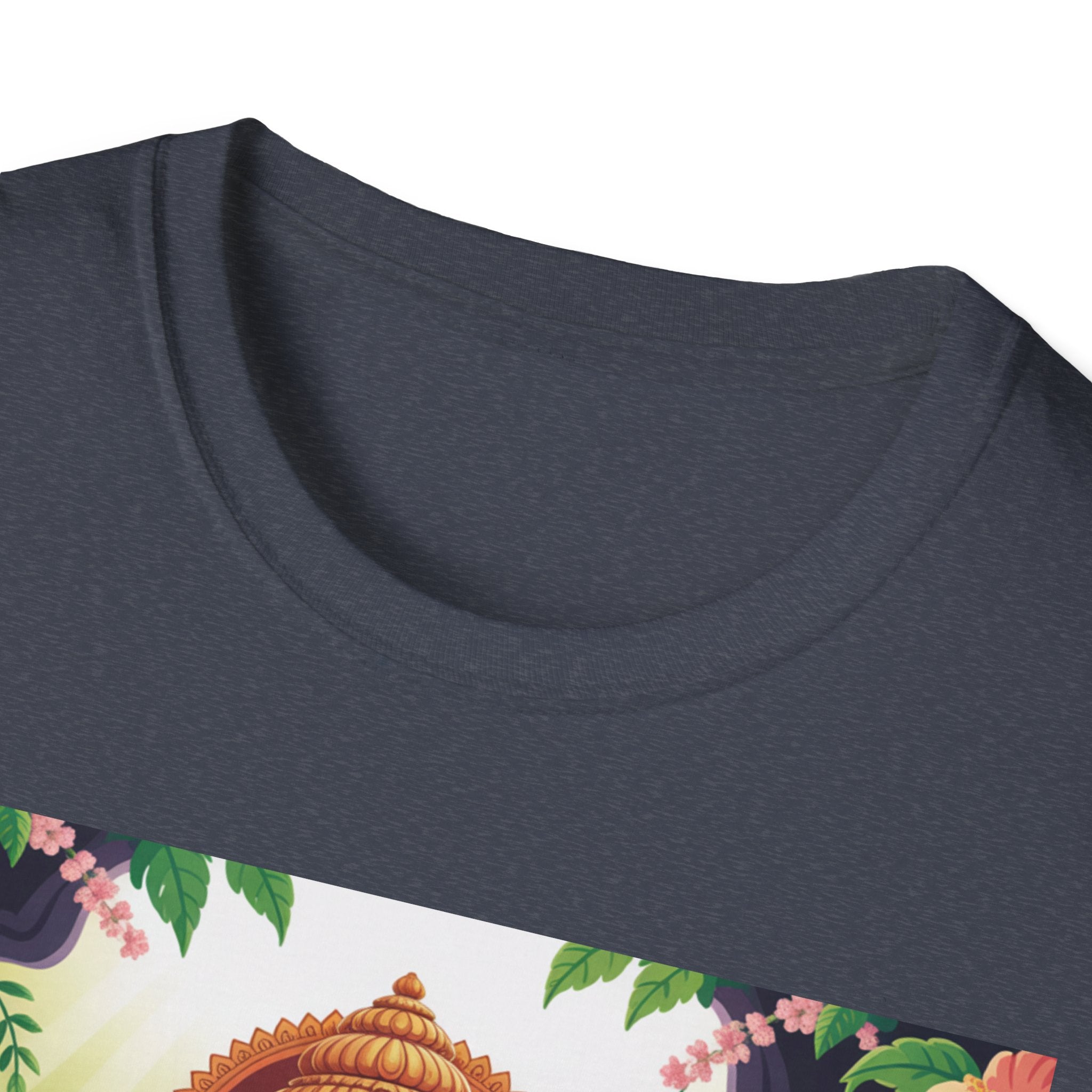 Vibrant Ganesha T-Shirt, Spiritual Unisex Tee, Festival Wear, Bohemian Style, Yoga Clothing, Gift for Her/Him