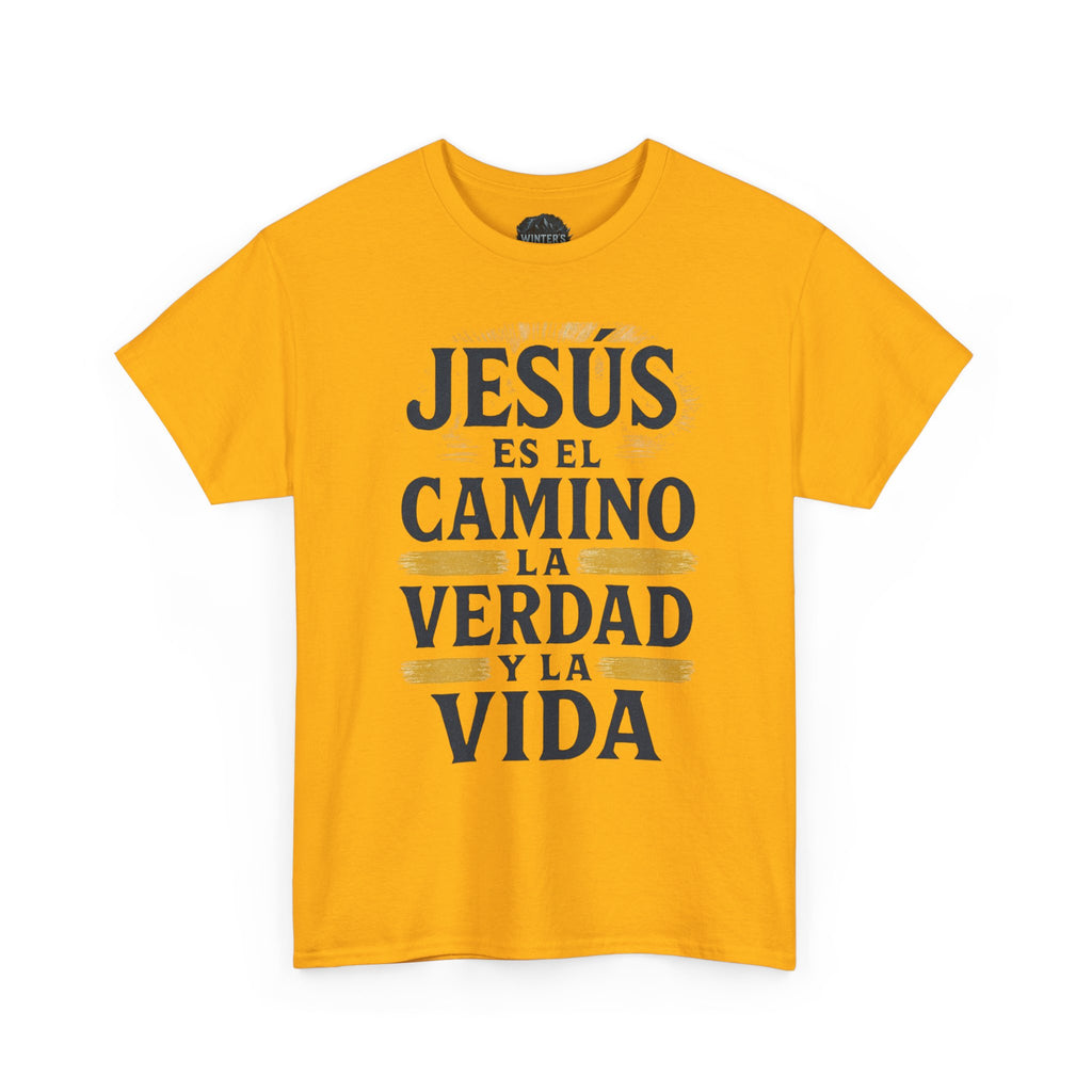 Christian T-Shirt — "Jesús es el camino, la verdad y la vida" Spanish Faith Tee