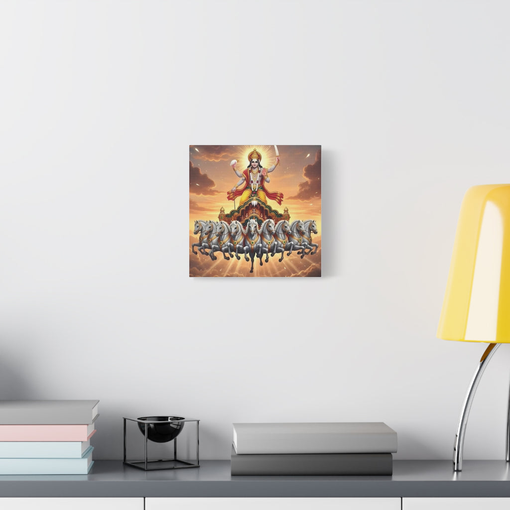 Khrisna Divine Canvas Wall Art, Home Decor, Spiritual Gift, Religious Artwork, Hindu Art