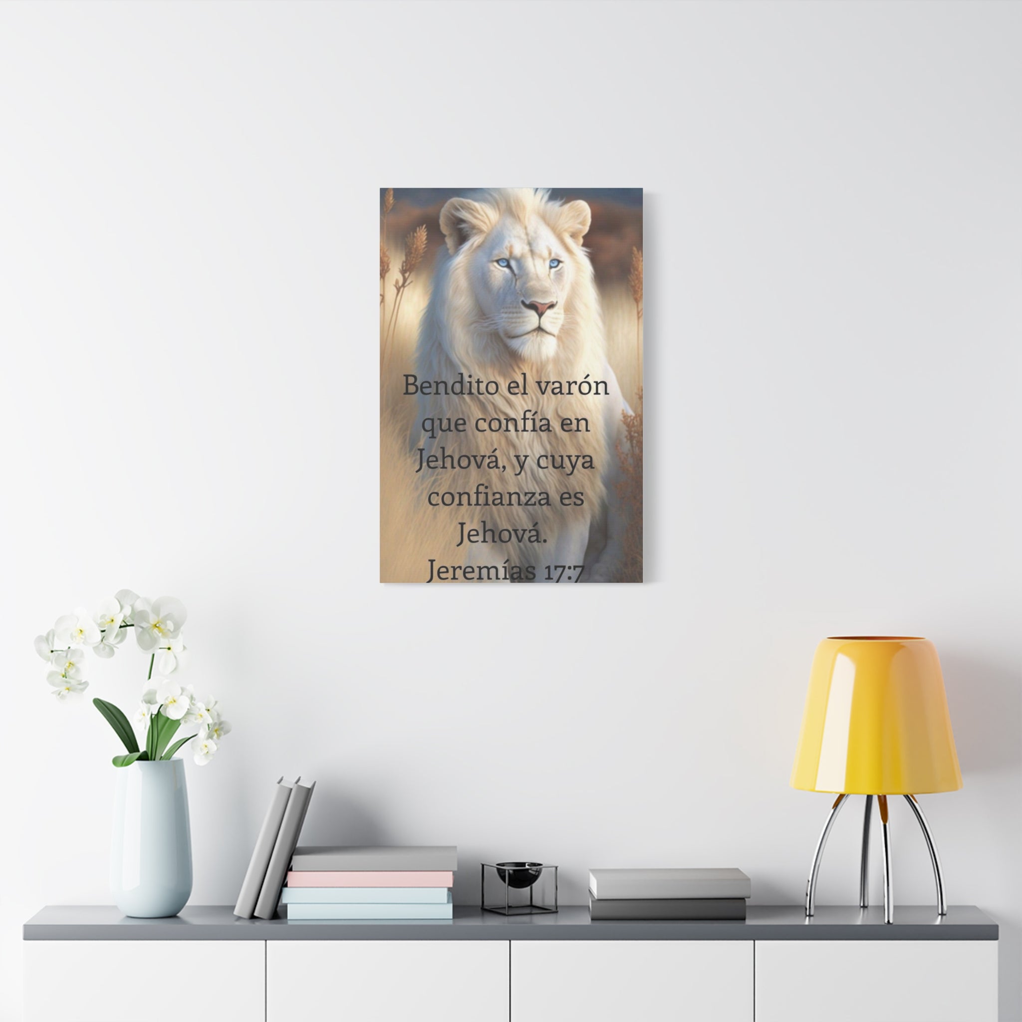 Inspirational Art Print, Motivational Wall Decor, Animal Lover Gift, Religious Home Decoration, Uplifting Quote Canvas