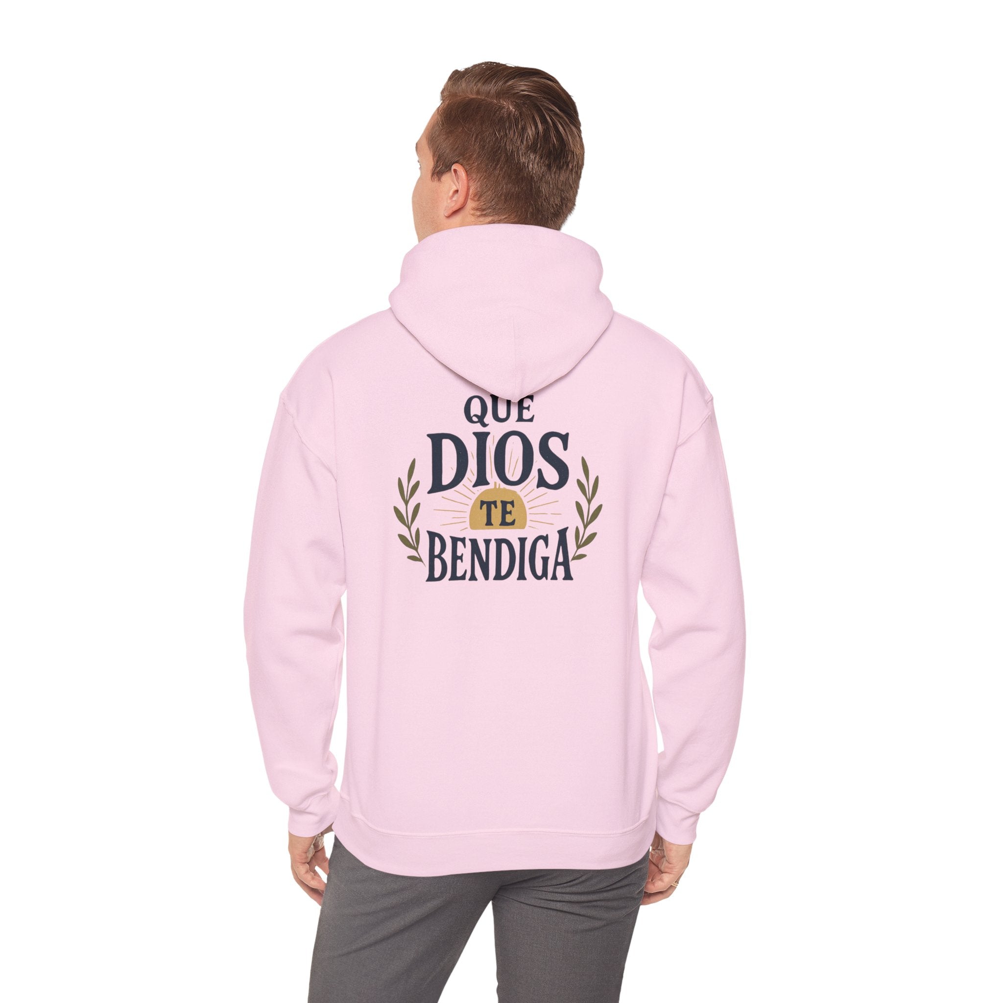 Christian Hoodie - "Todo lo puedo en Cristo" / "Dios te bendiga" Inspirational Spanish Pullover