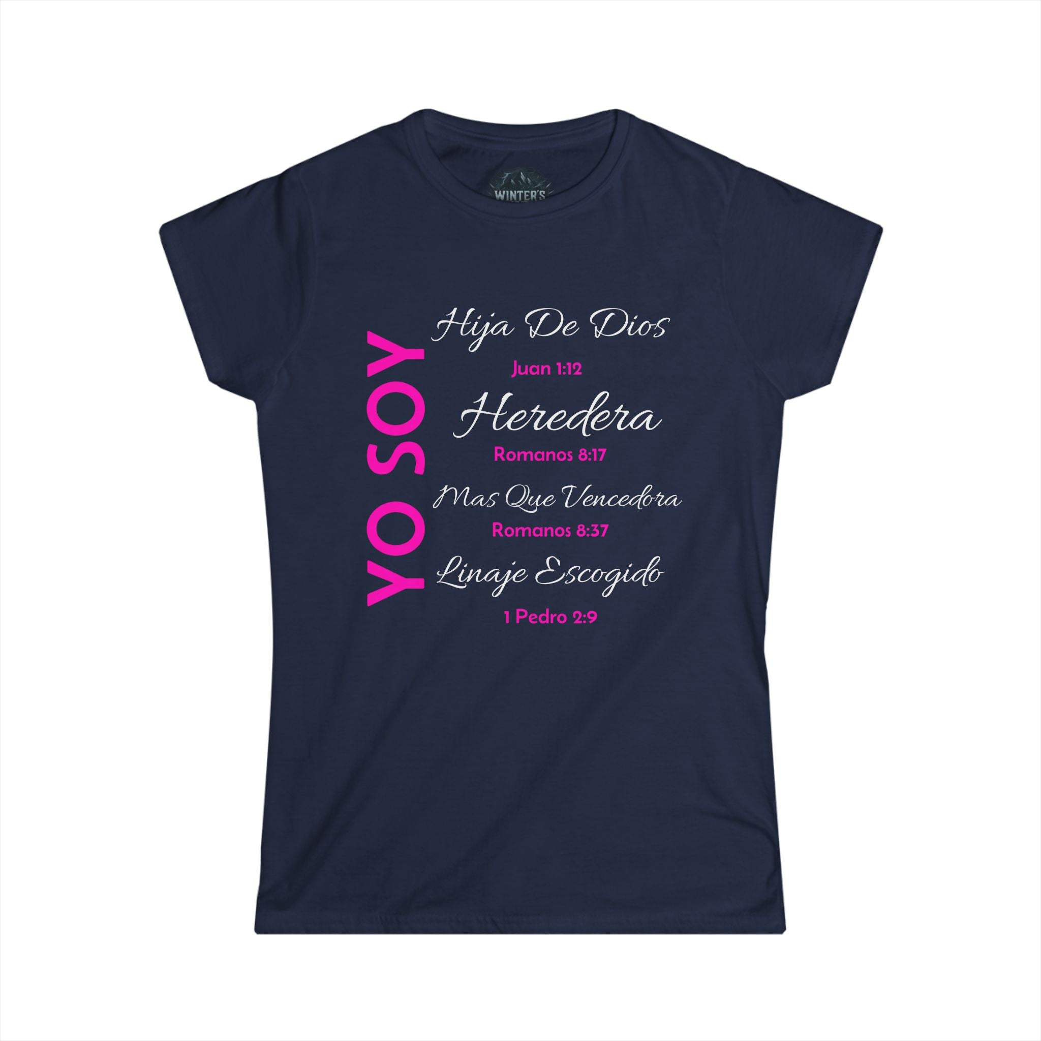 Inspirational Women’s Softstyle Tee, Faith-Based T-Shirt, Christian Apparel, Gift for Her, Motivational Quote Tee