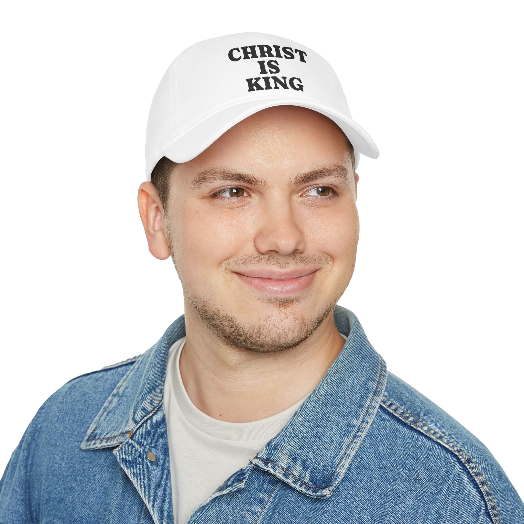 Christ is King, Religious Gift, Faith Accessory, Everyday Wear, Men’s and Women’s Cap