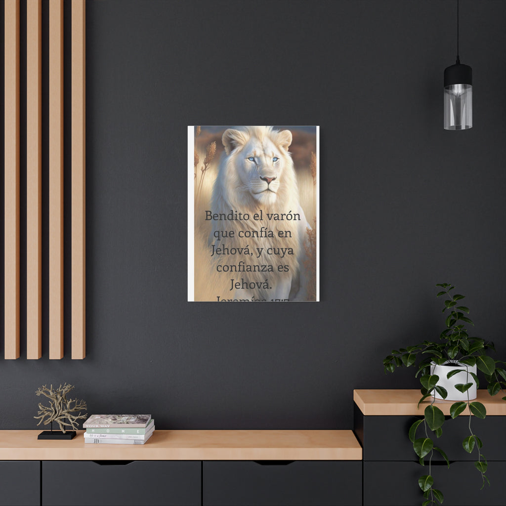 Inspirational Art Print, Motivational Wall Decor, Animal Lover Gift, Religious Home Decoration, Uplifting Quote Canvas