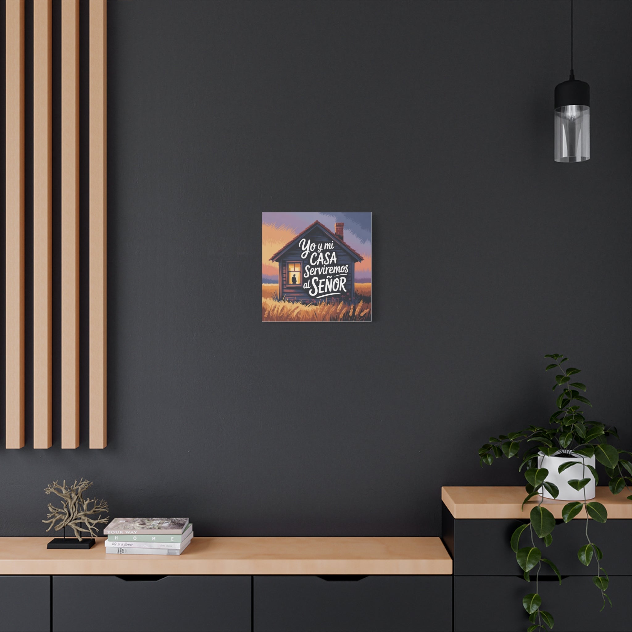 Inspirational Canvas Wall Art, Home Decor, Faith Quotes, Christian Gifts, Housewarming, Family Home Decoration