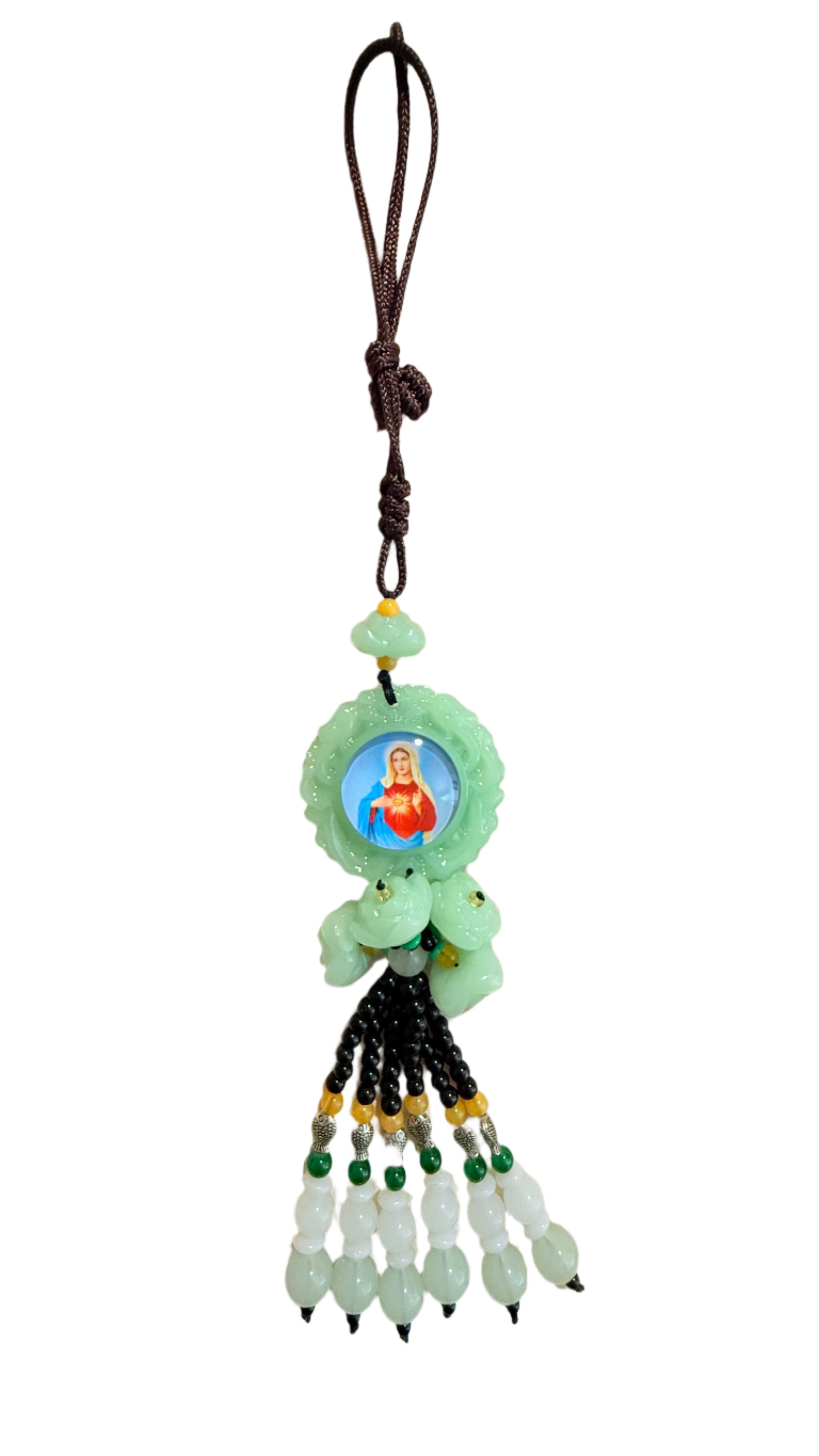 Beautiful Virgin Mary/Jesus Christ/ Holy Family Amulet Pendant