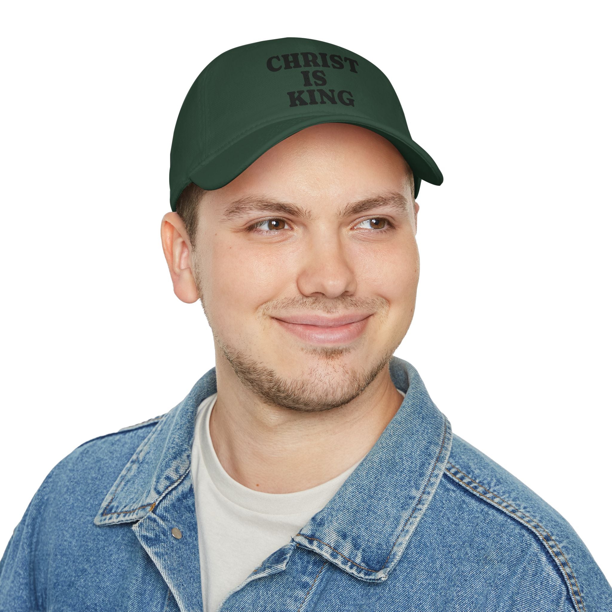 Christ is King, Religious Gift, Faith Accessory, Everyday Wear, Men’s and Women’s Cap