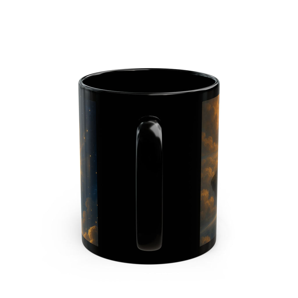 Allah/ Islam Black Mug - 11oz & 15oz, Inspirational Coffee Cup, Islamic Art Mug, Unique Gift for Ramadan, Meditation & Reflection