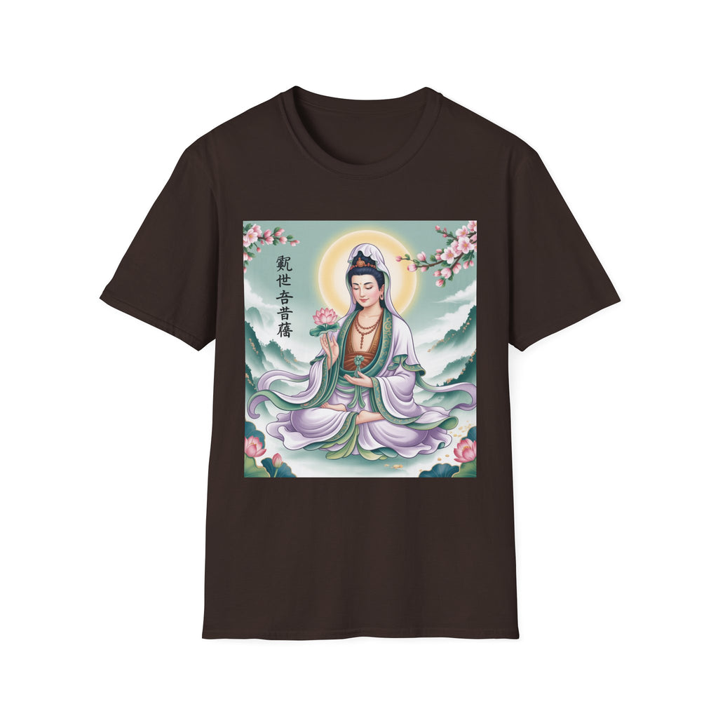 Buddha Guan Yin Graphic T-Shirt, Spiritual Tee, Meditation Top, Zen Apparel, Gift for Yogis, Mindfulness Clothing