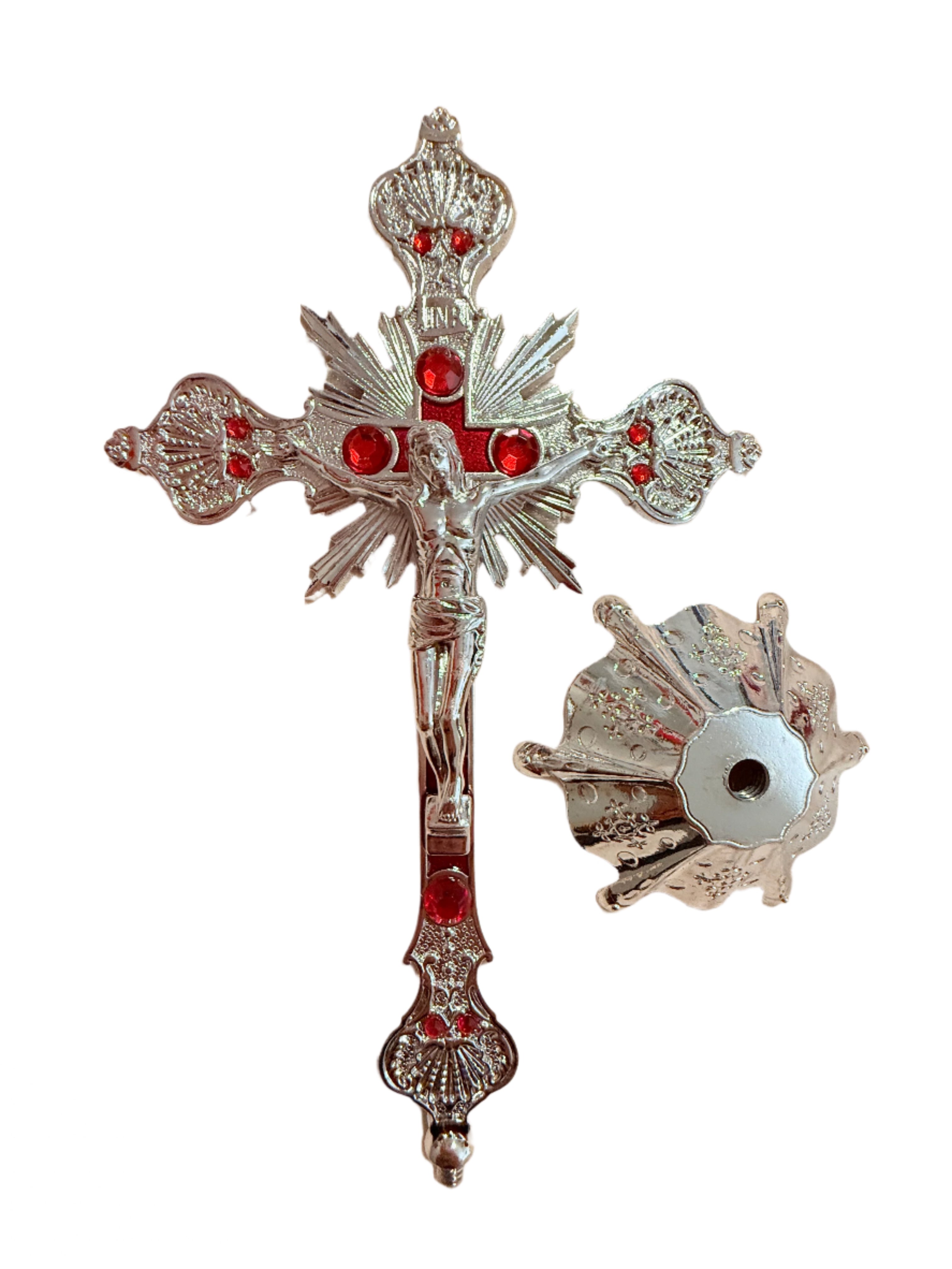 Beautiful Assorted Metal Crucifixes 5 in/9 in/11 in/12 in