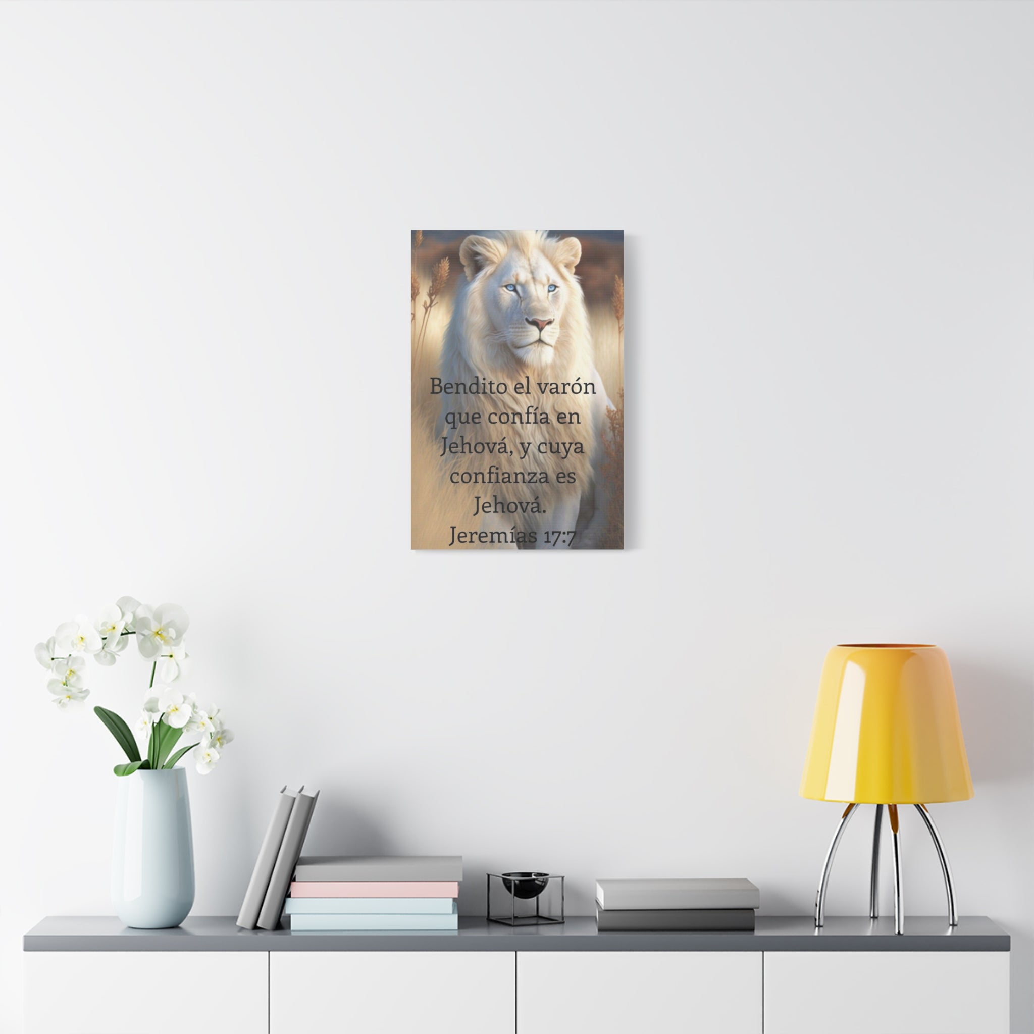 Inspirational Art Print, Motivational Wall Decor, Animal Lover Gift, Religious Home Decoration, Uplifting Quote Canvas