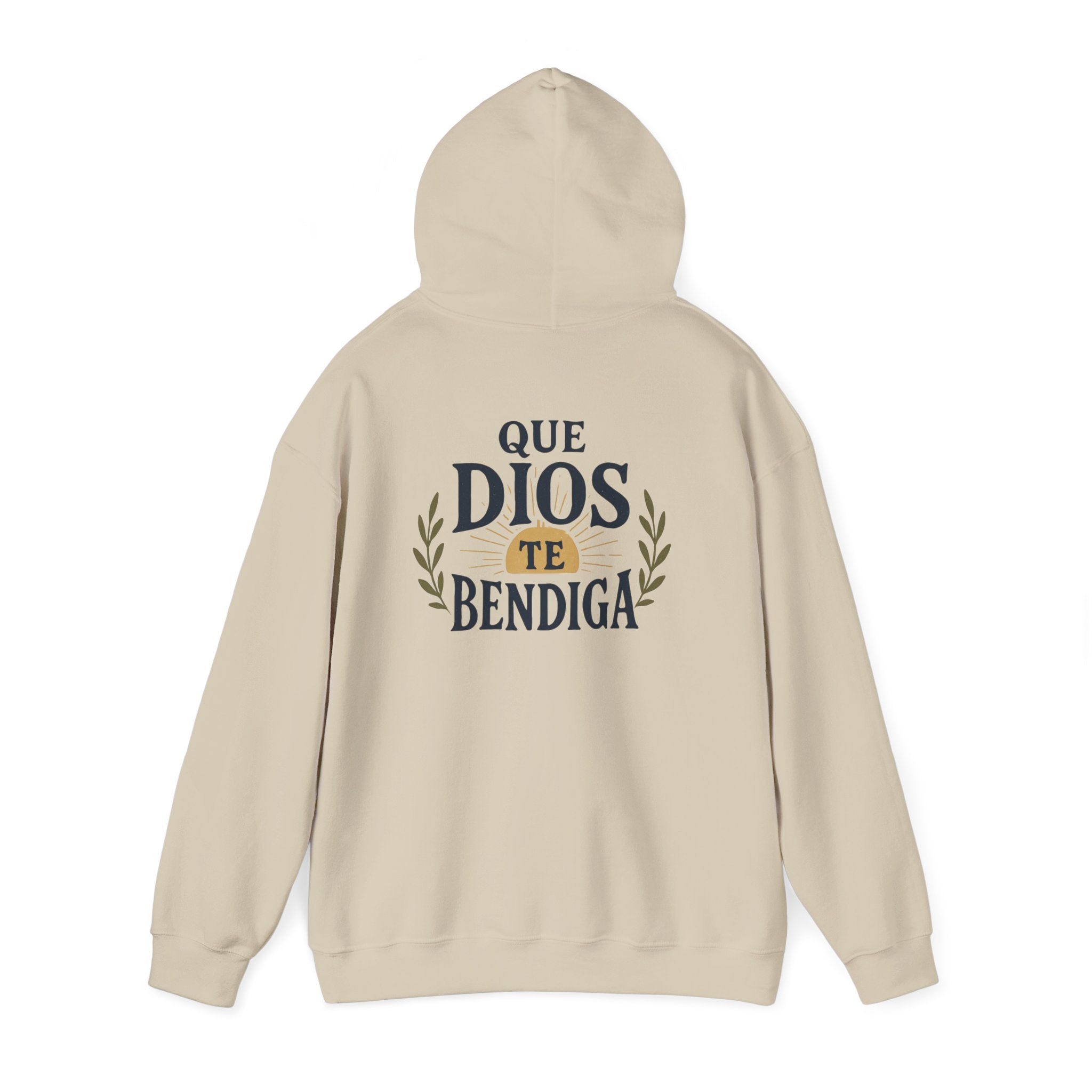 Christian Hoodie - "Todo lo puedo en Cristo" / "Dios te bendiga" Inspirational Spanish Pullover