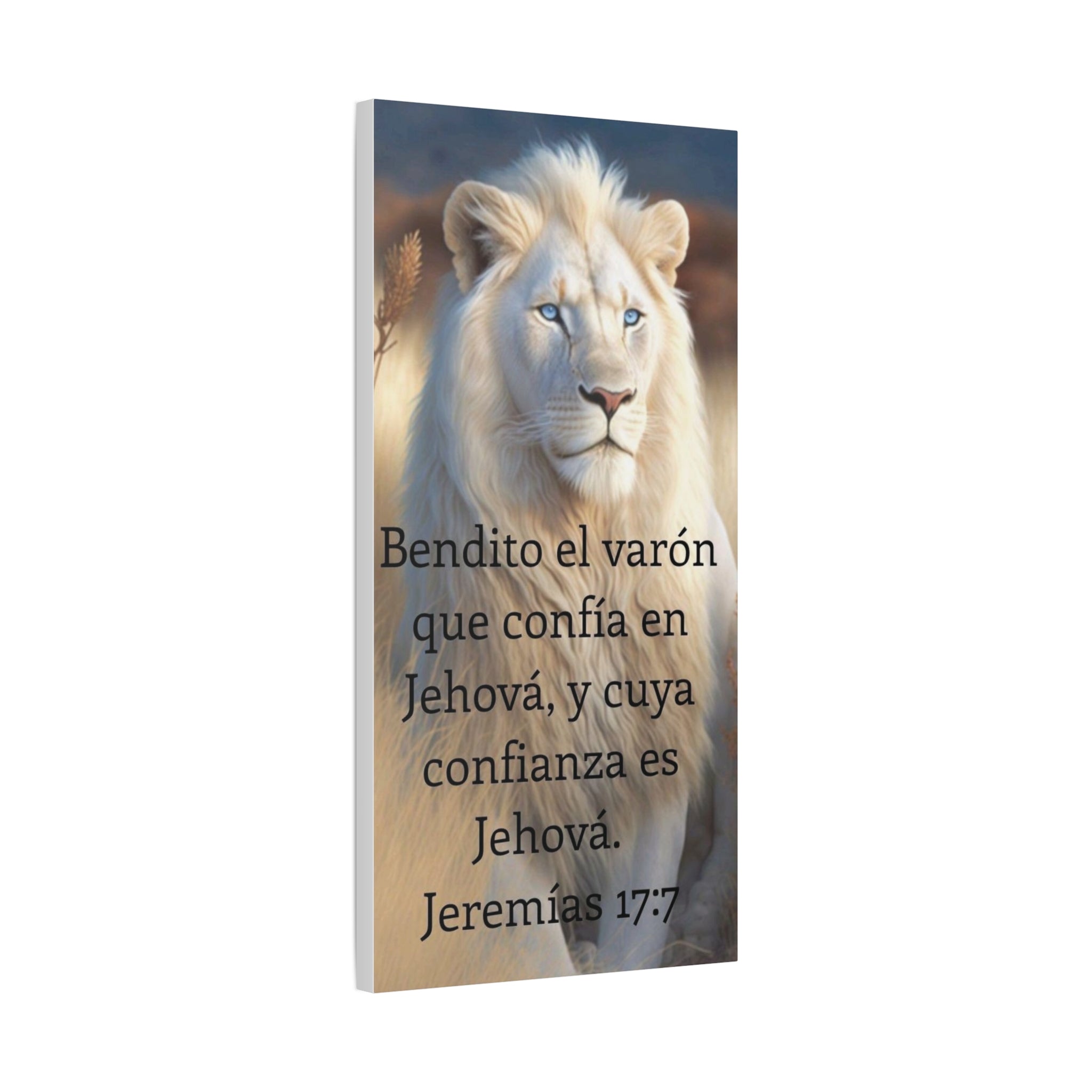 Inspirational Art Print, Motivational Wall Decor, Animal Lover Gift, Religious Home Decoration, Uplifting Quote Canvas