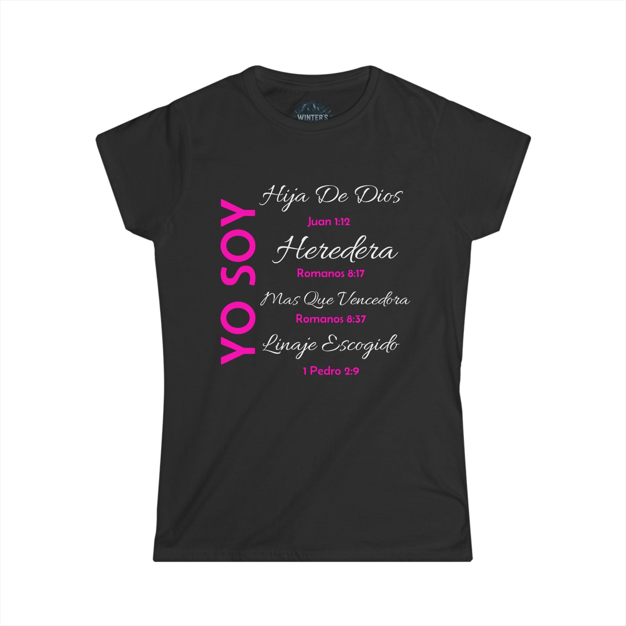 Inspirational Women’s Softstyle Tee, Faith-Based T-Shirt, Christian Apparel, Gift for Her, Motivational Quote Tee