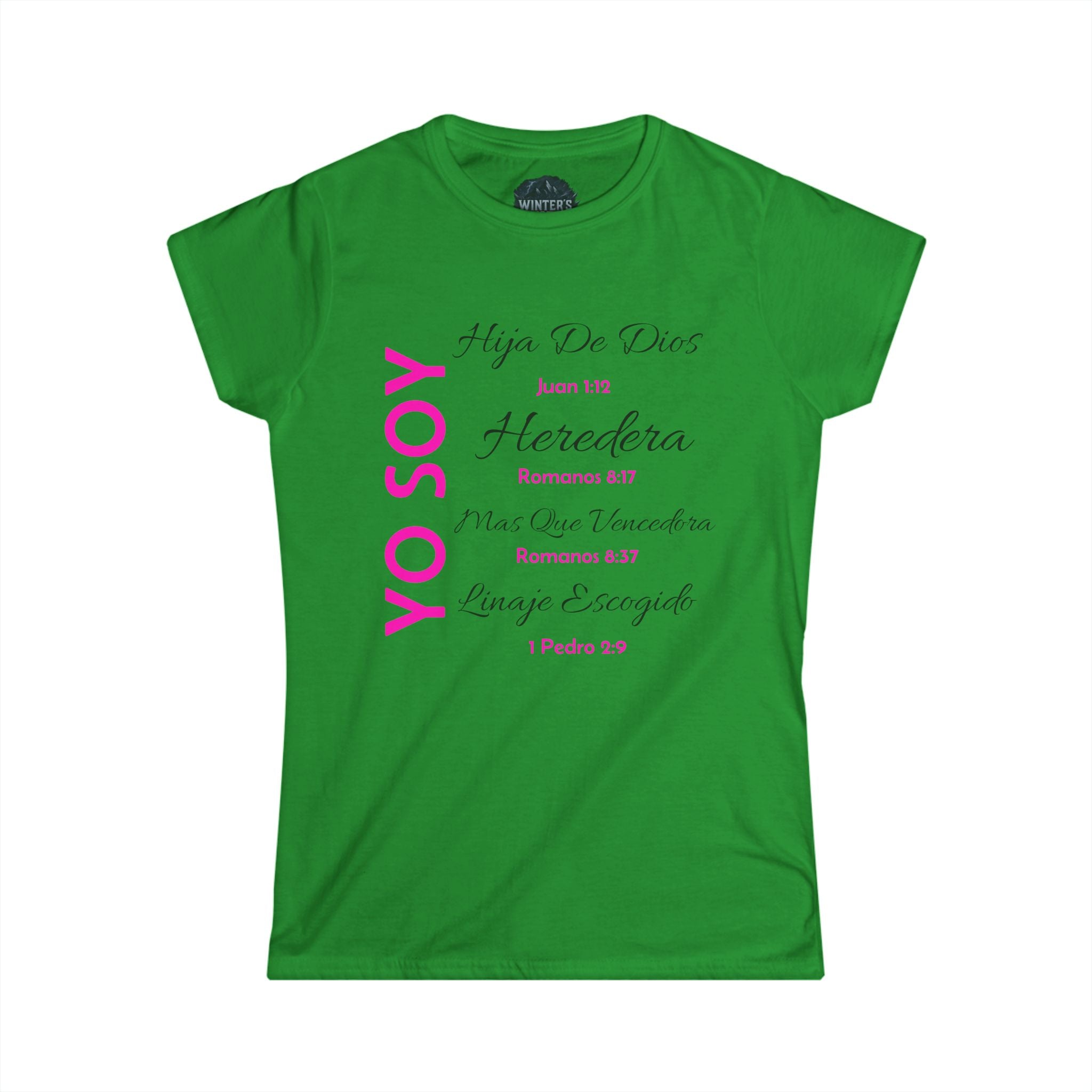 Inspirational Women’s Softstyle Tee, Faith-Based T-Shirt, Christian Apparel, Gift for Her, Motivational Quote Tee