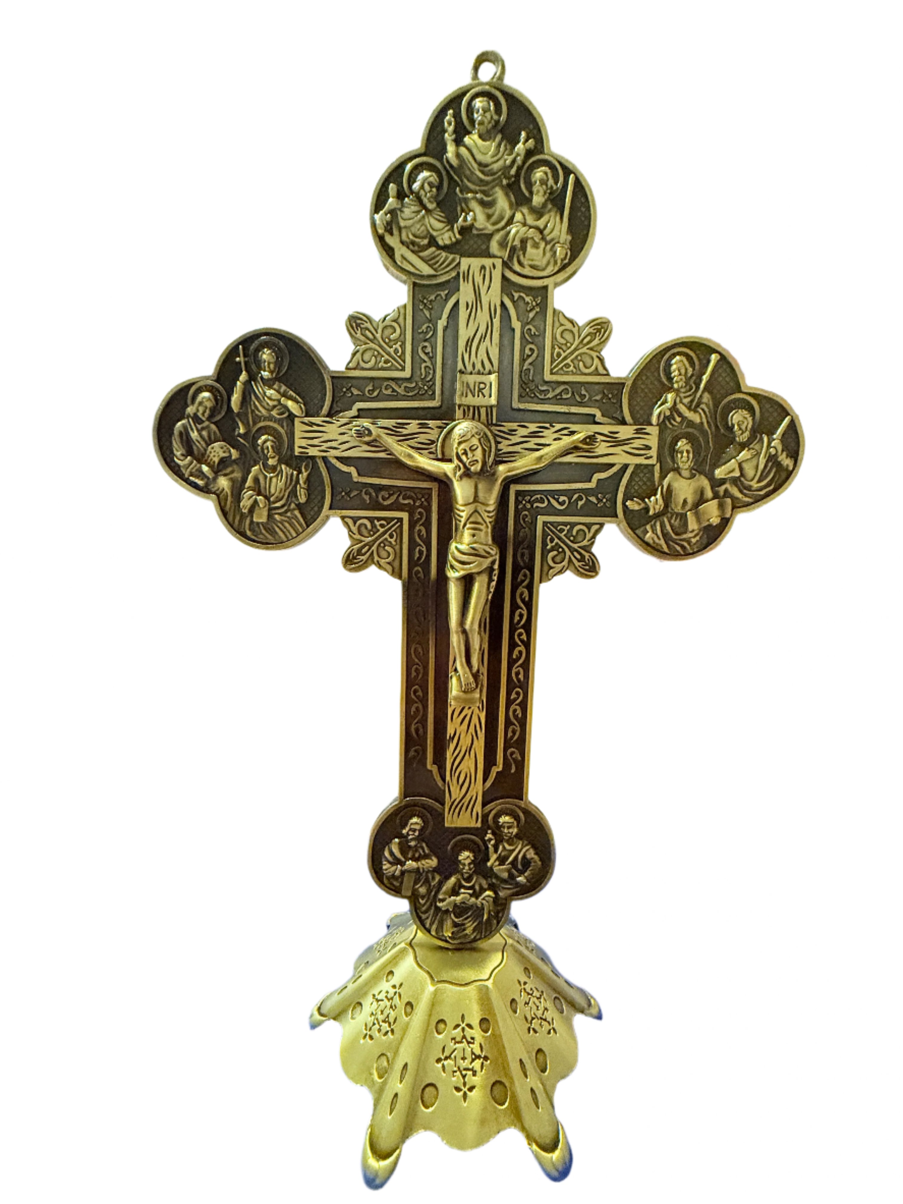 Beautiful Assorted Metal Crucifixes 5 in/9 in/11 in/12 in