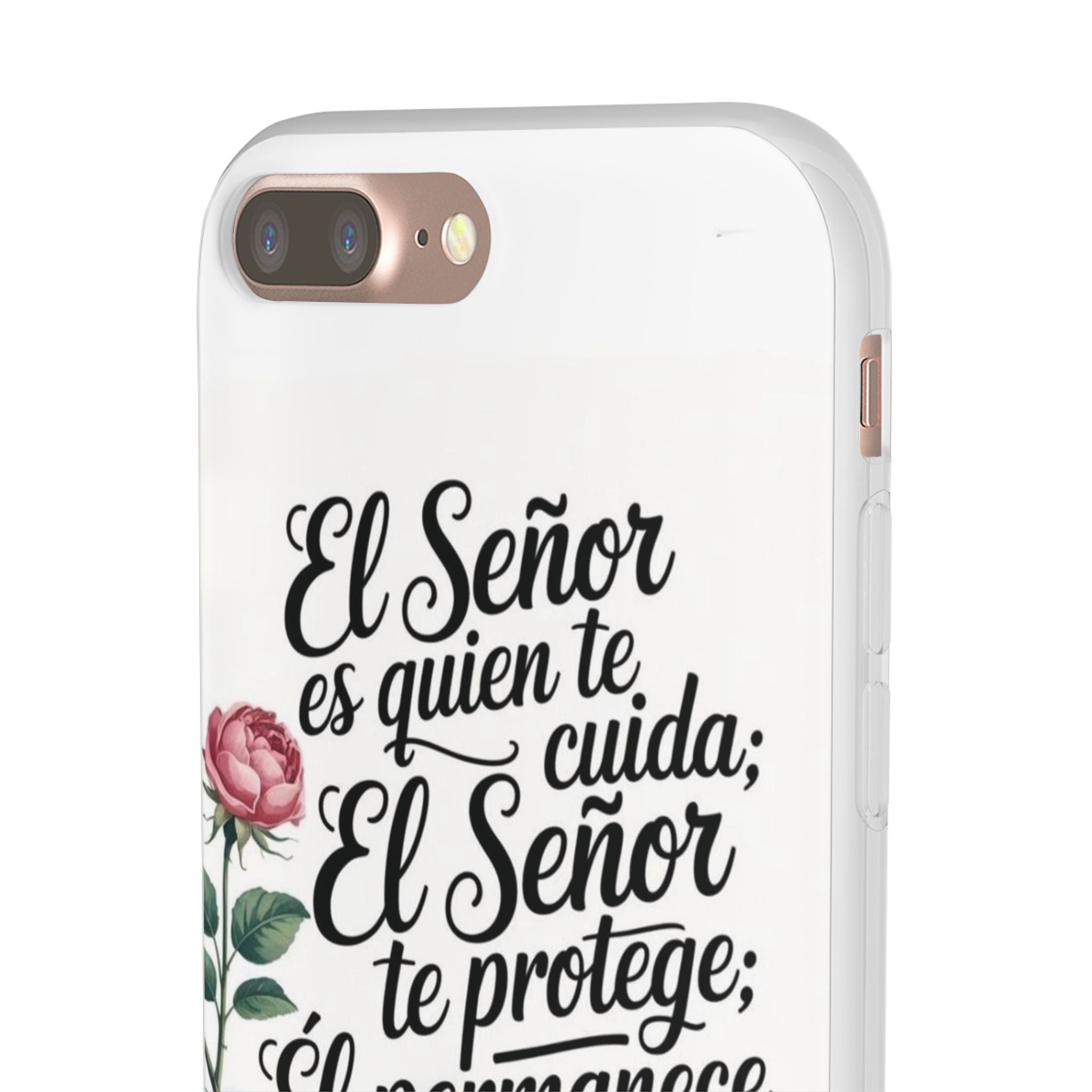 Inspirational Phone Case with Psalm 121:5 Quote, Flexi Case for Protection, Bible Verse Case, Gift for Faith Lovers, Spiritual Décor