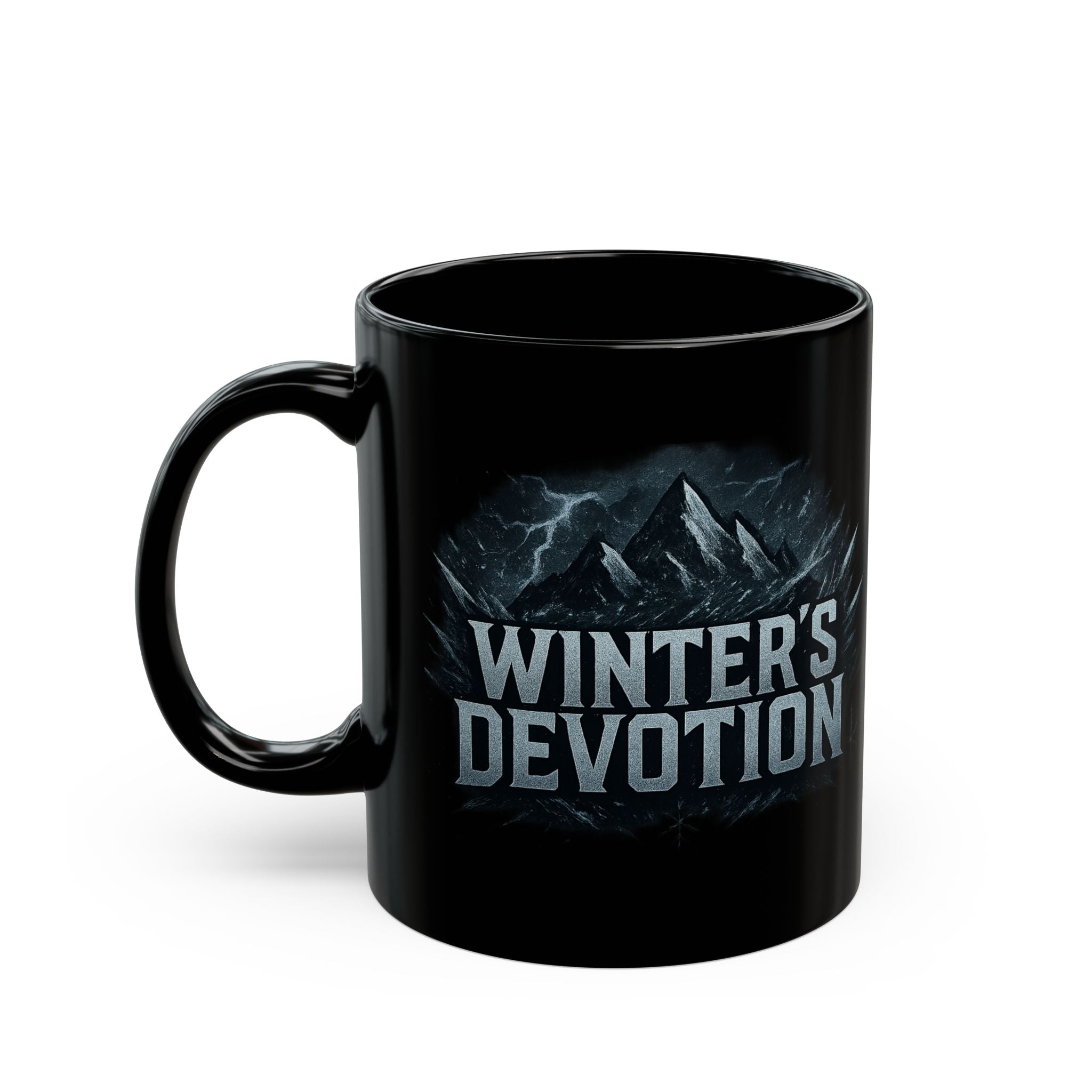 Fantasy-Themed Black Mug for House Lambert Fans, Wolf Design, Perfect Gift for Gamers, Coffee Lovers, Holidays, and Collectors