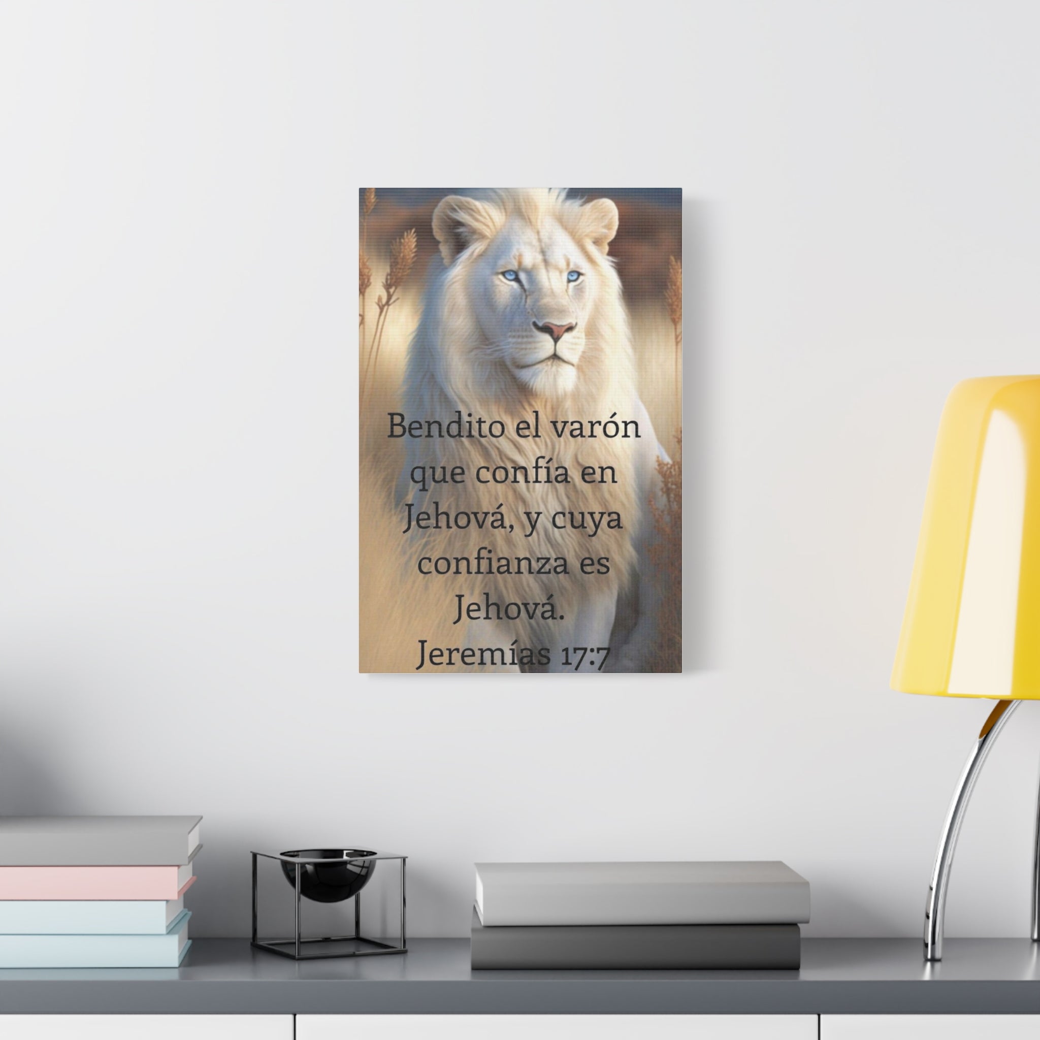 Inspirational Art Print, Motivational Wall Decor, Animal Lover Gift, Religious Home Decoration, Uplifting Quote Canvas