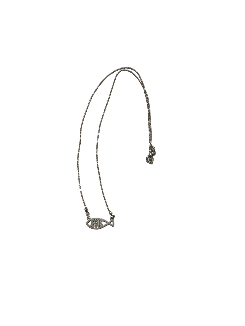 Necklace With Chain And Fish: Stainless Steel - Collar Con Cadena Y Pez: Acero Inoxidable