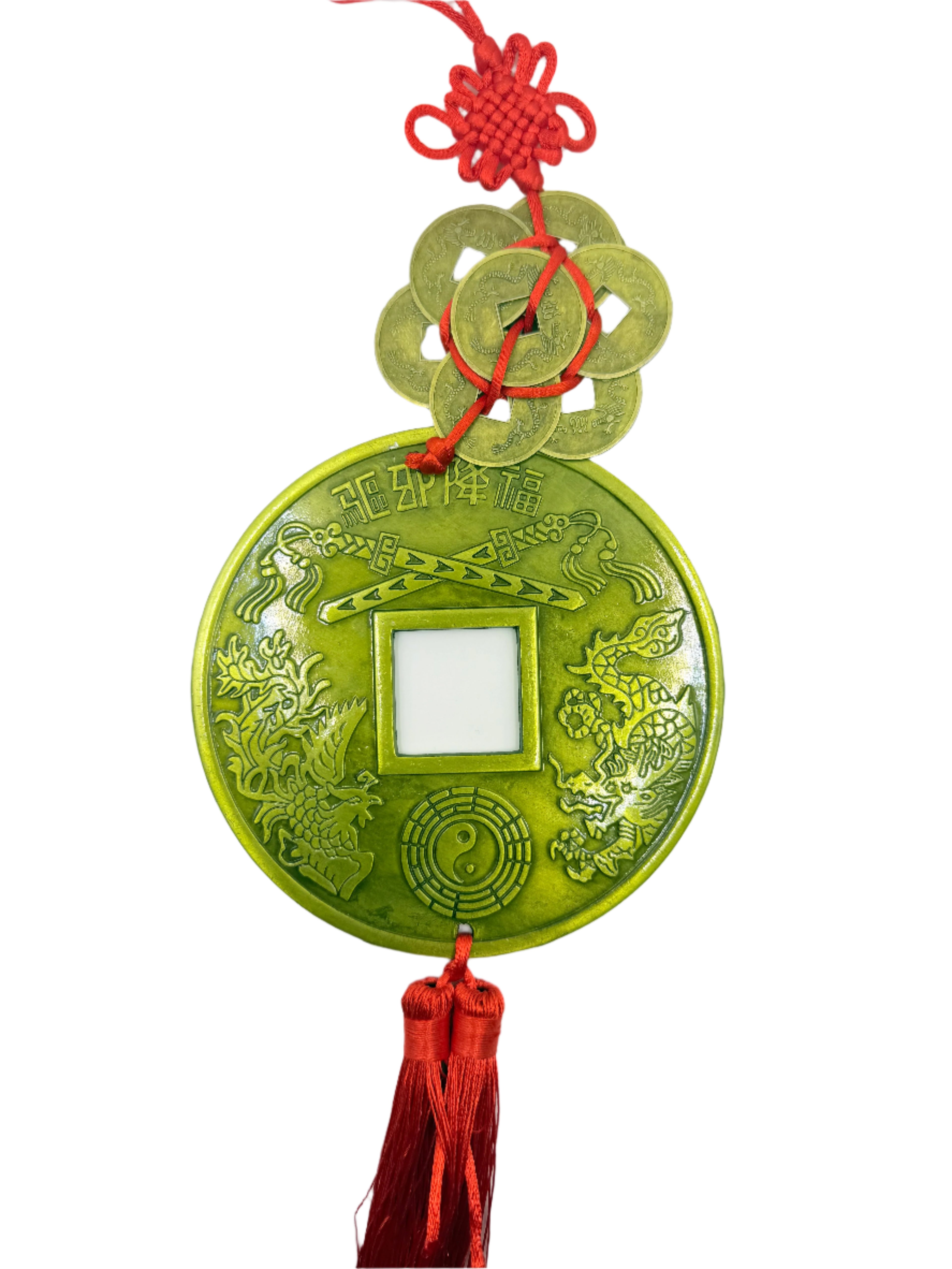 Large Feng Shui Chinese Coin Hanging Good Luck Charm