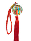 Virgen De Guadalupe, Virgin Mary Amulet Tassel