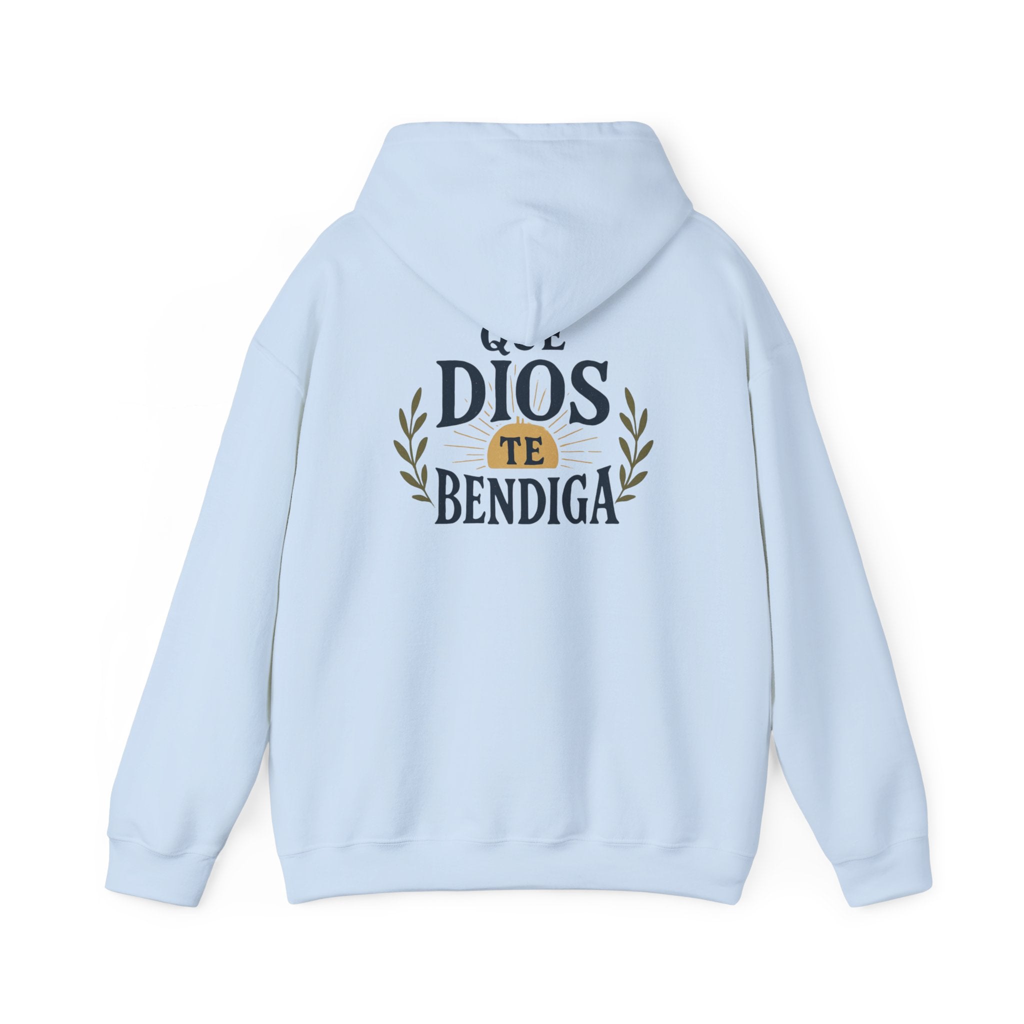 Christian Hoodie - "Todo lo puedo en Cristo" / "Dios te bendiga" Inspirational Spanish Pullover