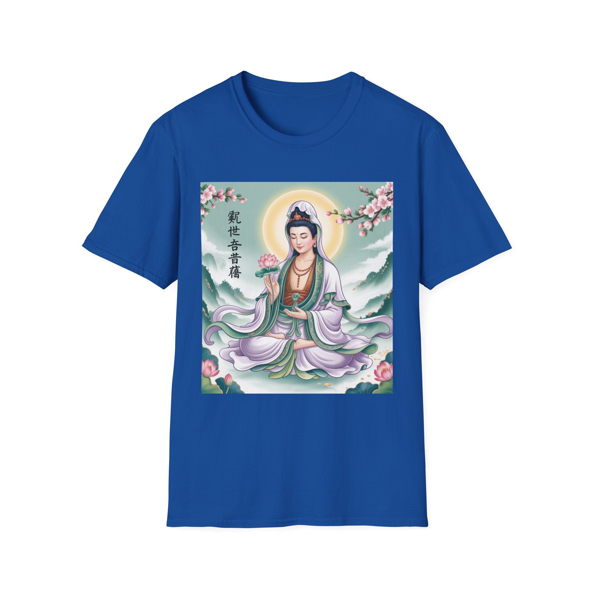 Buddha Guan Yin Graphic T-Shirt, Spiritual Tee, Meditation Top, Zen Apparel, Gift for Yogis, Mindfulness Clothing