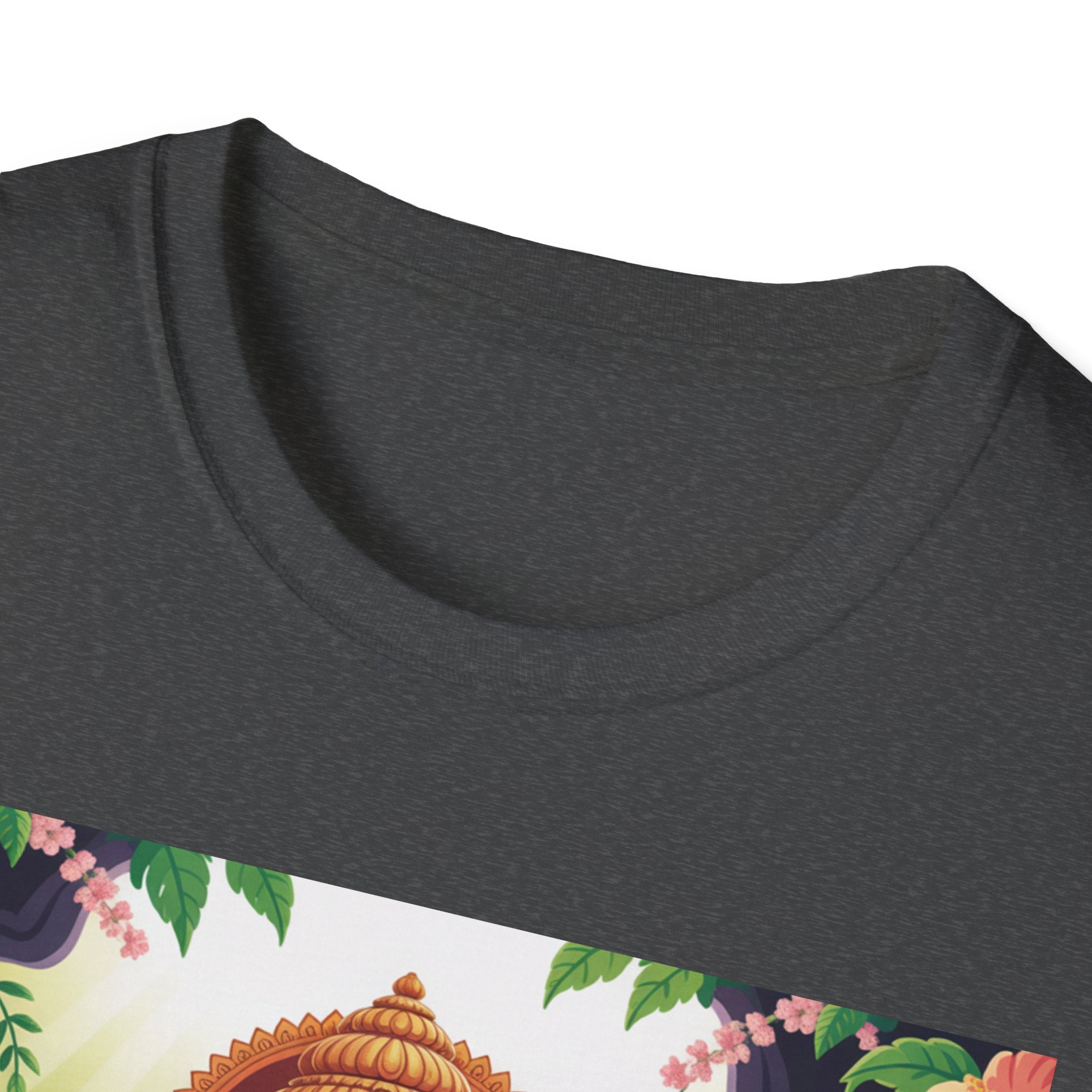 Vibrant Ganesha T-Shirt, Spiritual Unisex Tee, Festival Wear, Bohemian Style, Yoga Clothing, Gift for Her/Him