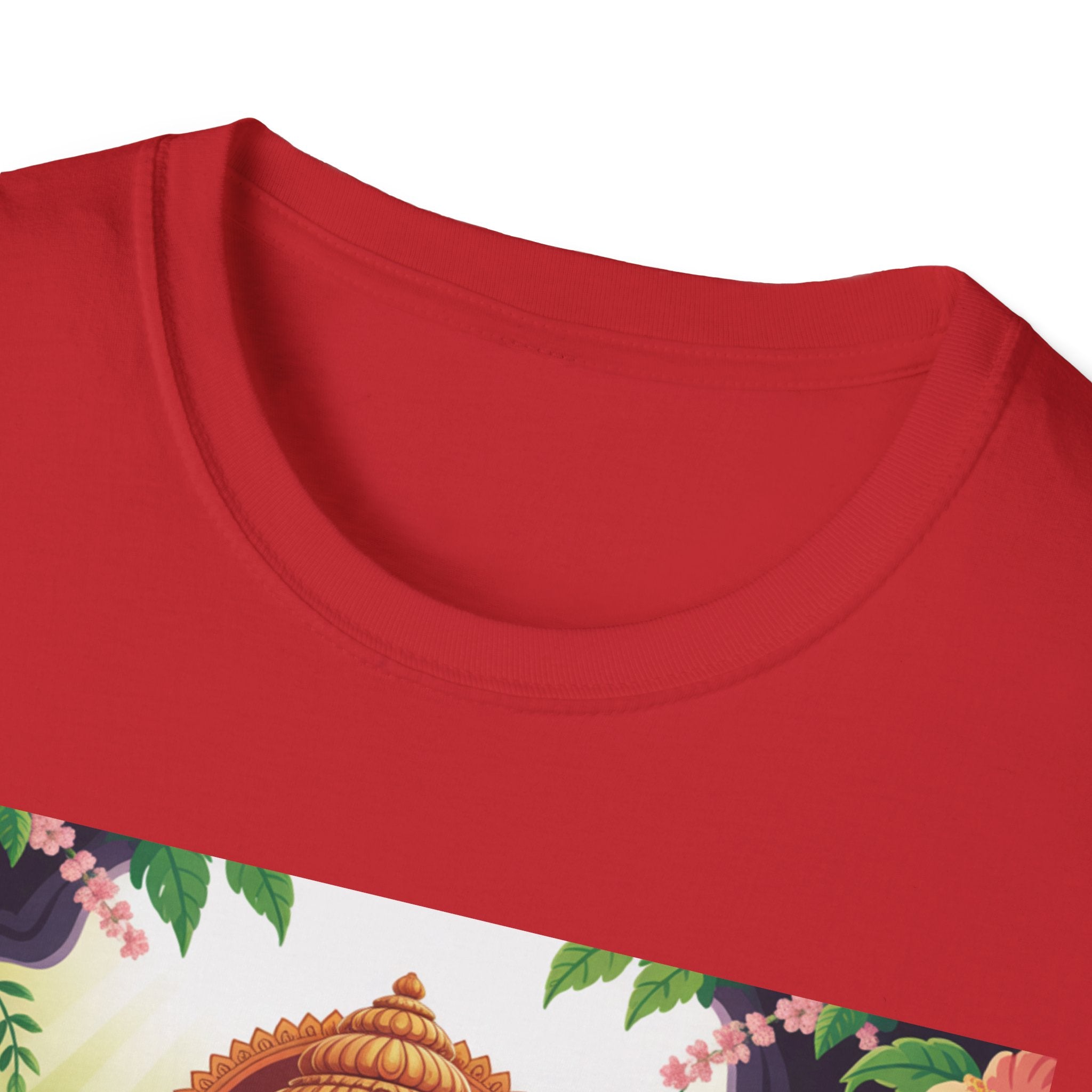 Vibrant Ganesha T-Shirt, Spiritual Unisex Tee, Festival Wear, Bohemian Style, Yoga Clothing, Gift for Her/Him