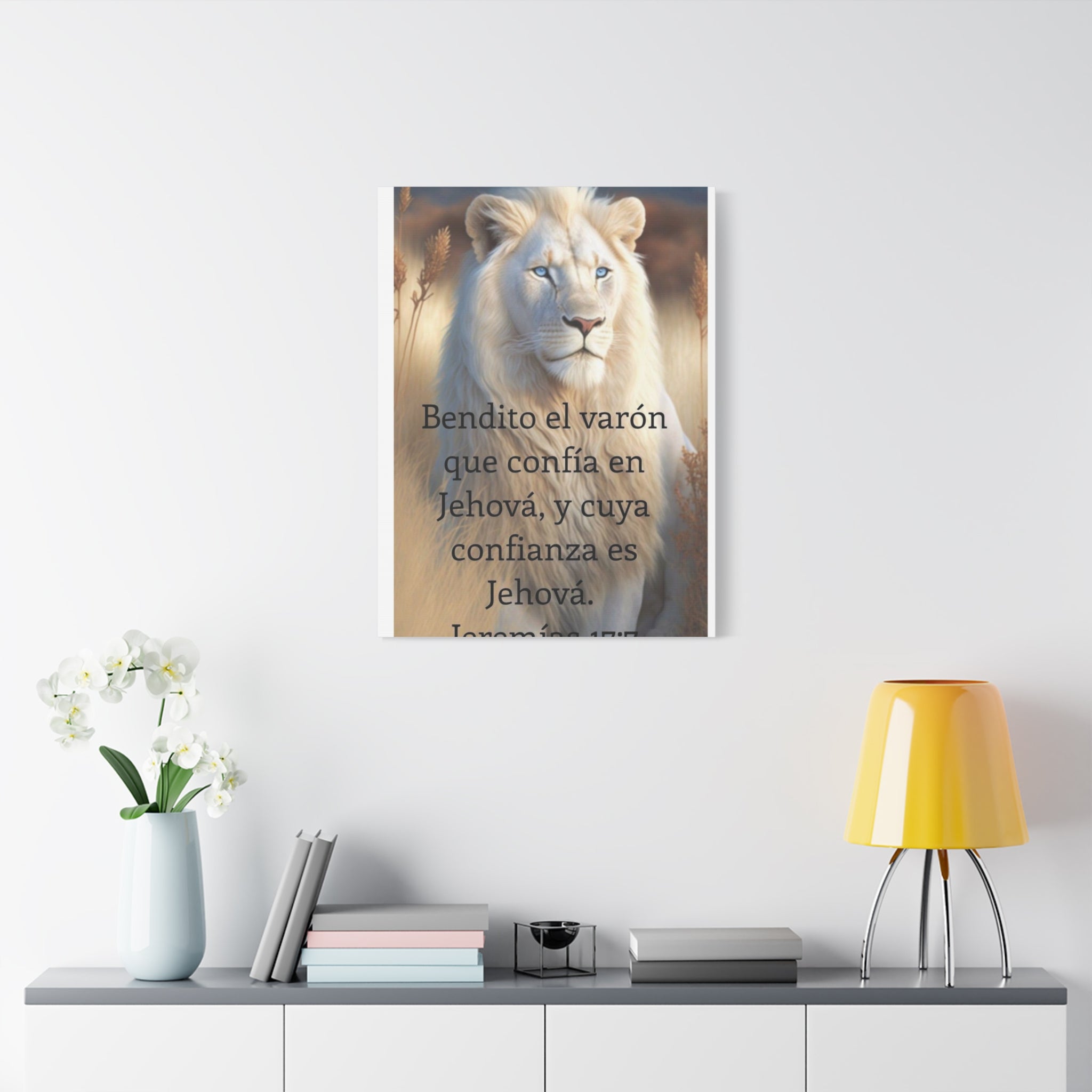 Inspirational Art Print, Motivational Wall Decor, Animal Lover Gift, Religious Home Decoration, Uplifting Quote Canvas