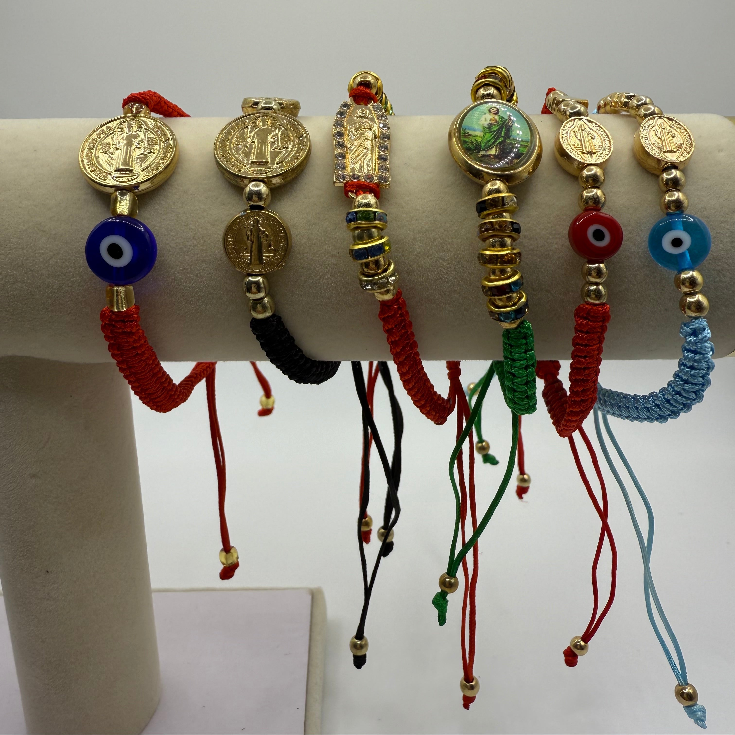St Jude(Sand Judas)/ St Benedict Bracelets for Protection