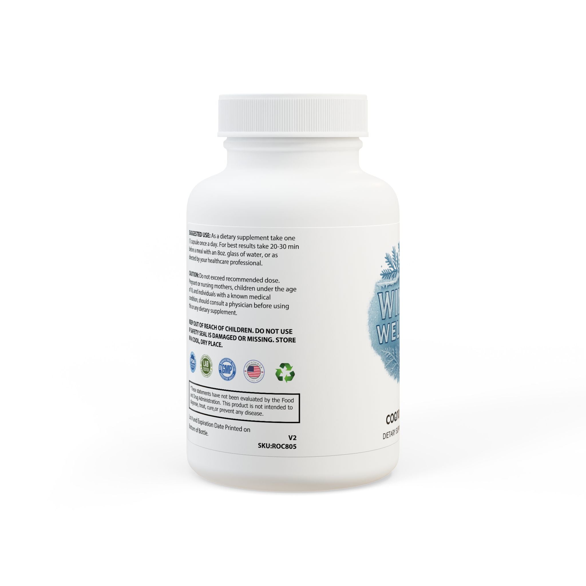 CoQ10 (Ubiquinone) Supplement (30 Capsules)