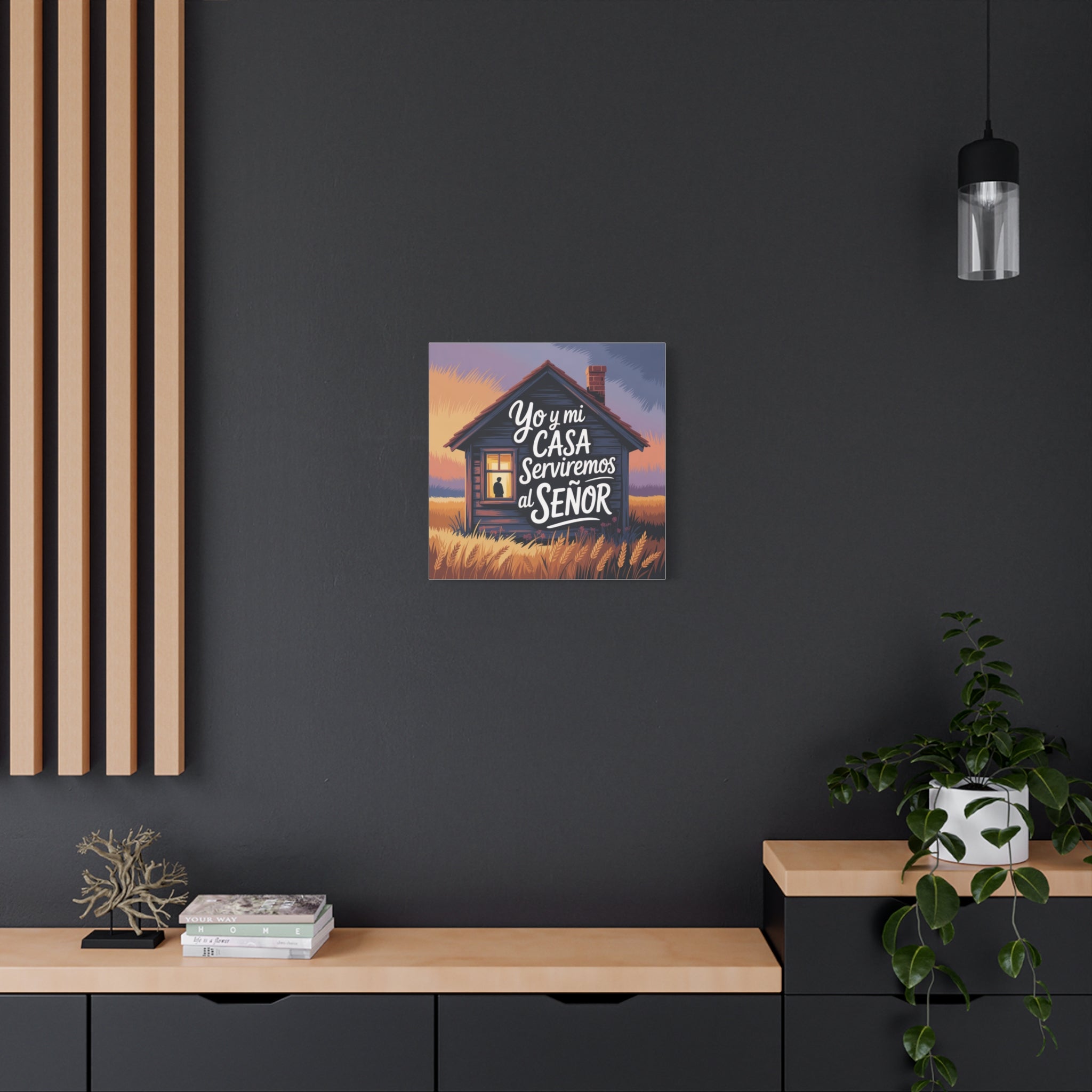 Inspirational Canvas Wall Art, Home Decor, Faith Quotes, Christian Gifts, Housewarming, Family Home Decoration