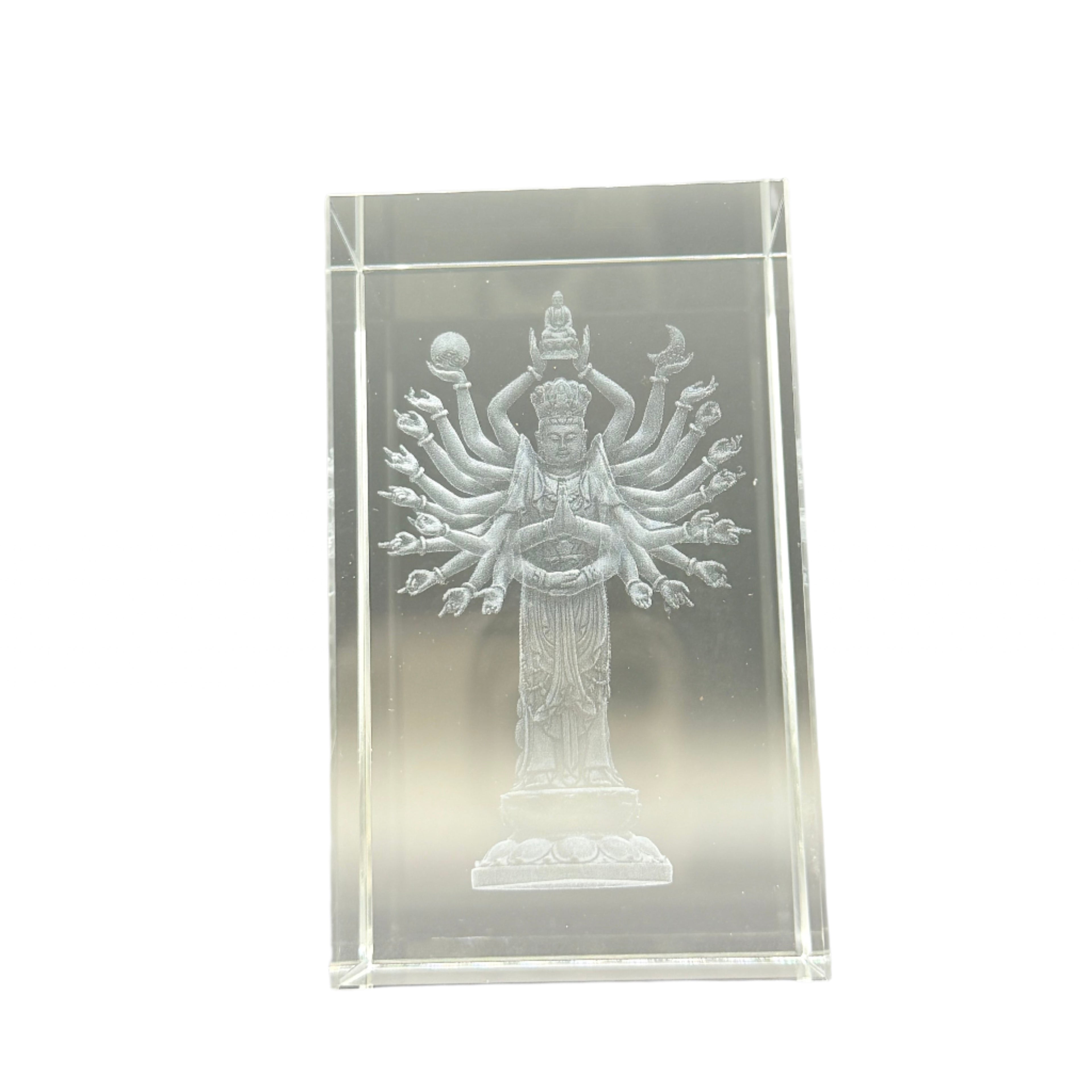 3D Laser Engraving Of The Thousand-Armed Thousand-Eyed Avalokiteśvara/ Guan Yin/ Quan Am