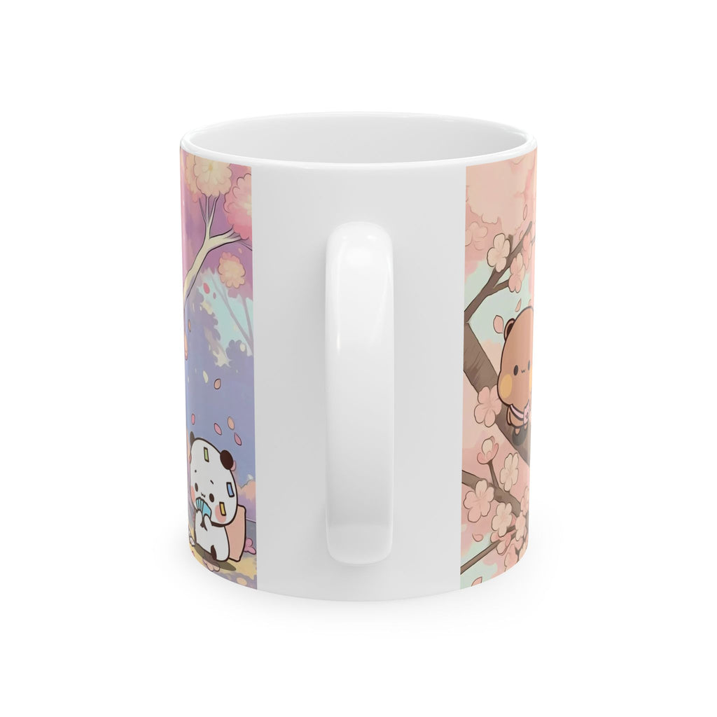 Bubu Dudu Cute Animal Ceramic Mug, Cozy Tea Cup, Adorable Gift for Animal Lovers, Coffee Lover's Mug, Unique Birthday Present, Spring Decor