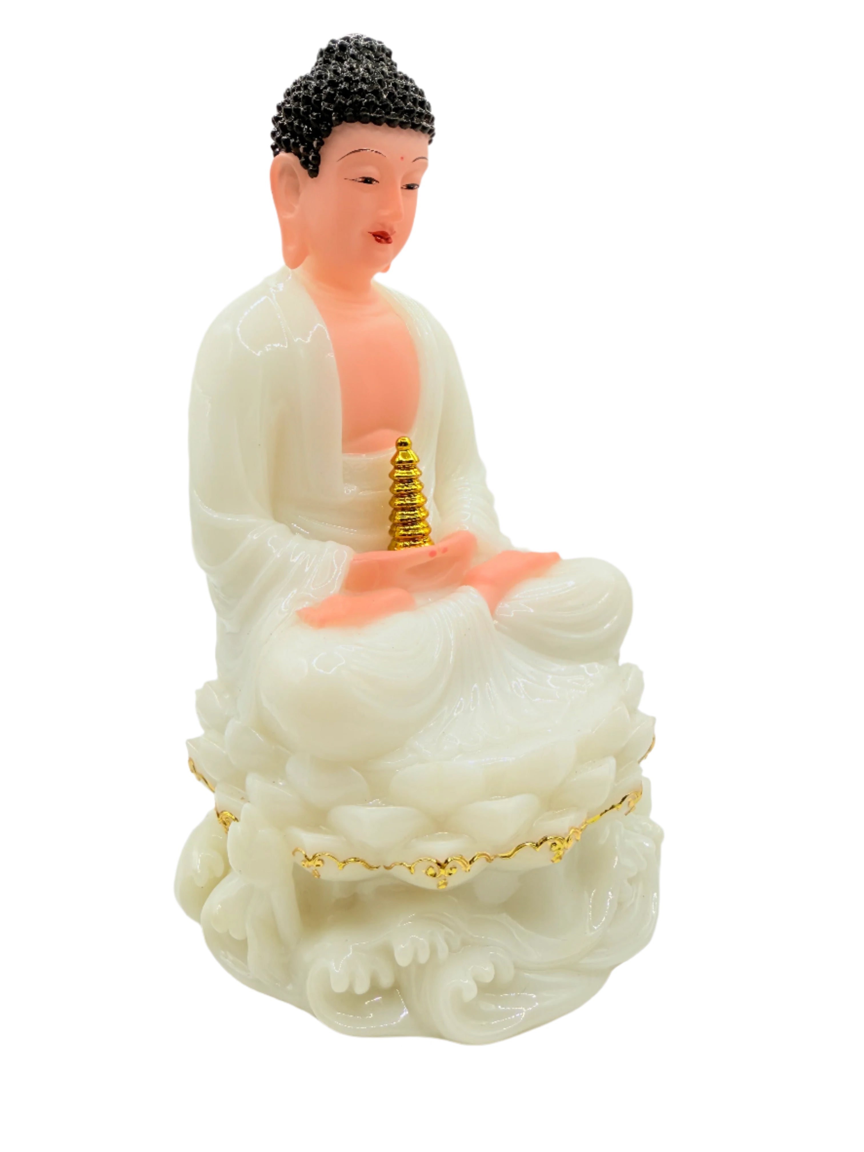 Beautiful White Buddha Statue